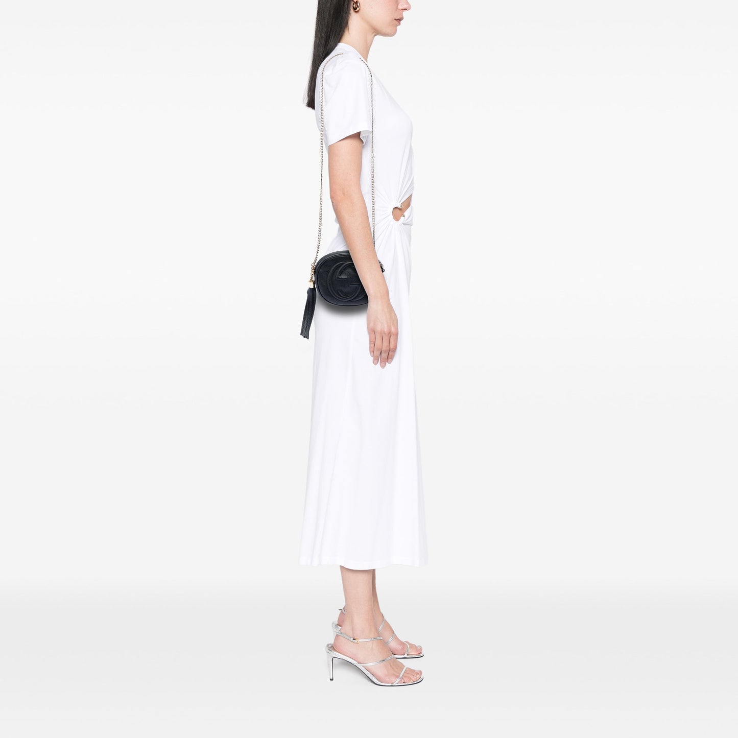Gucci Mini Pebbled Calfskin Soho Chain Crossbody