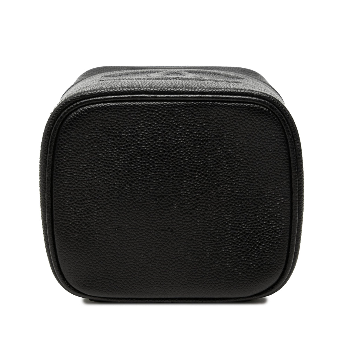 Chanel CC Caviar Vanity Case — Black