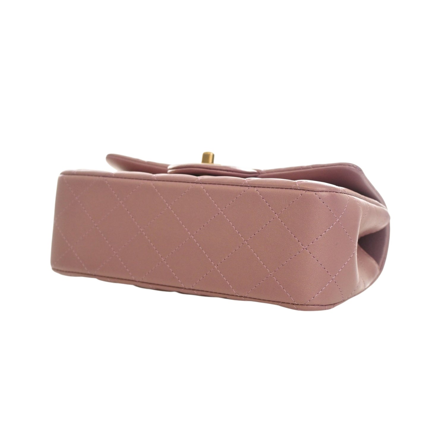 Chanel Mini Rectangular Classic Lambskin Top Handle Flap