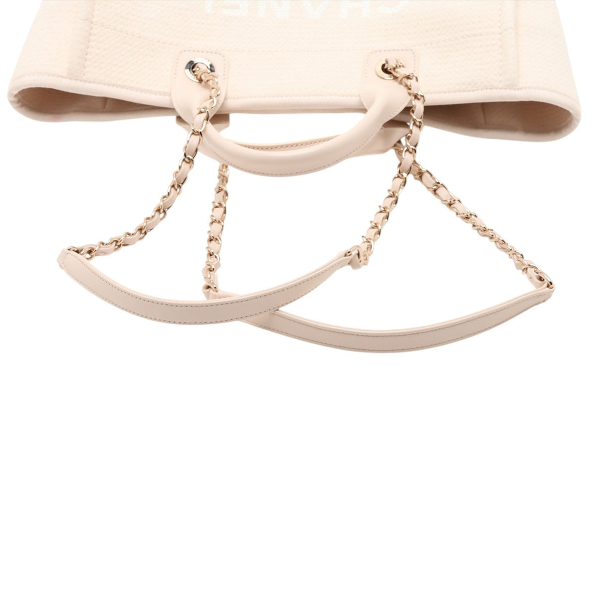 Chanel Medium Canvas Deauville Tote — Pink