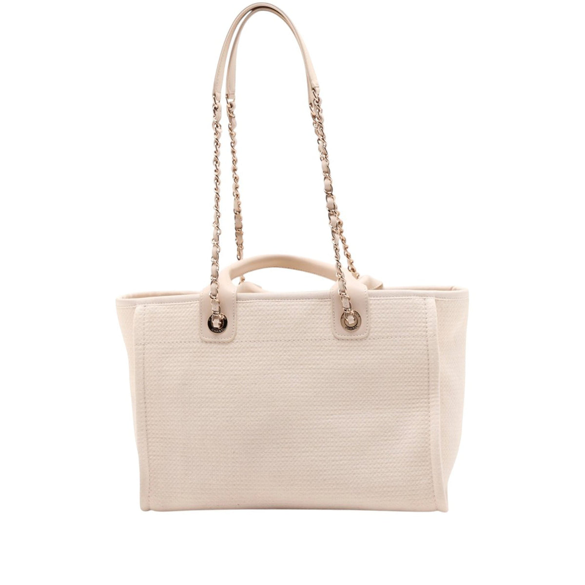 Chanel Medium Canvas Deauville Tote — Pink