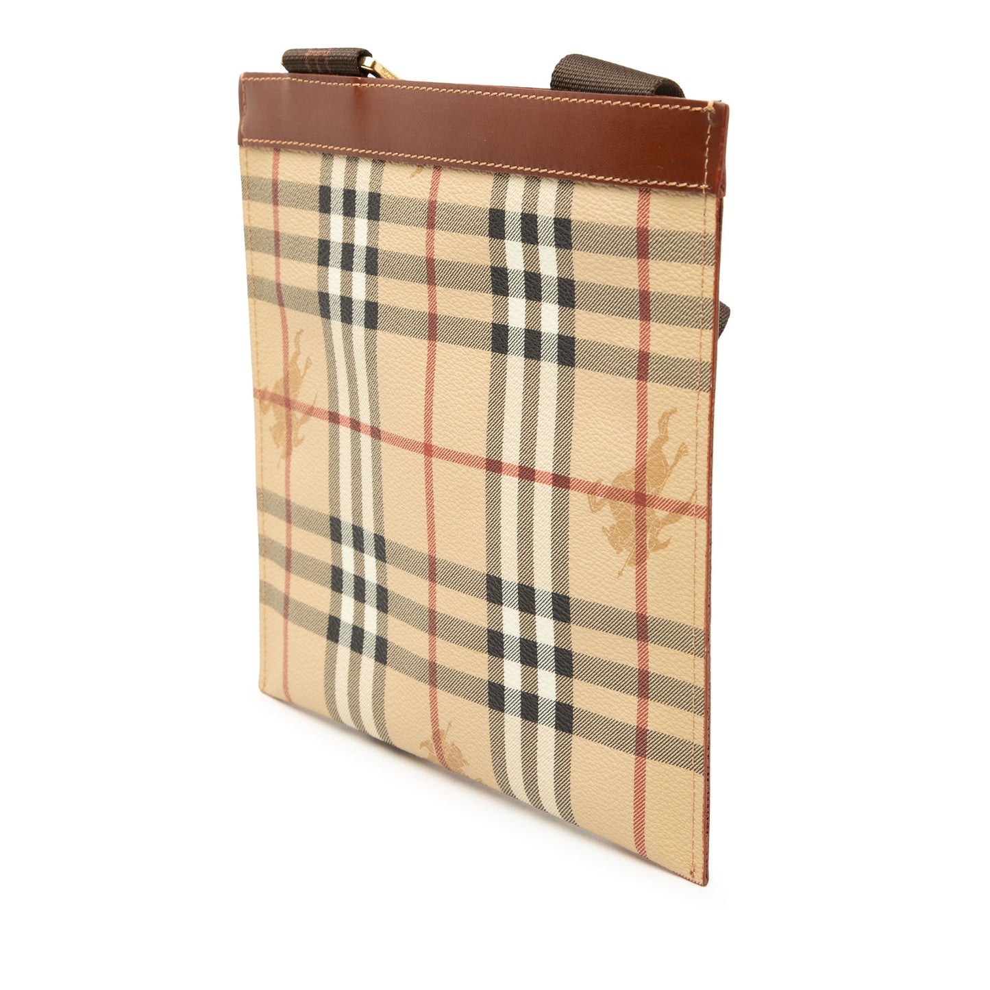 Burberry Haymarket Check Coated Canvas Crossbody