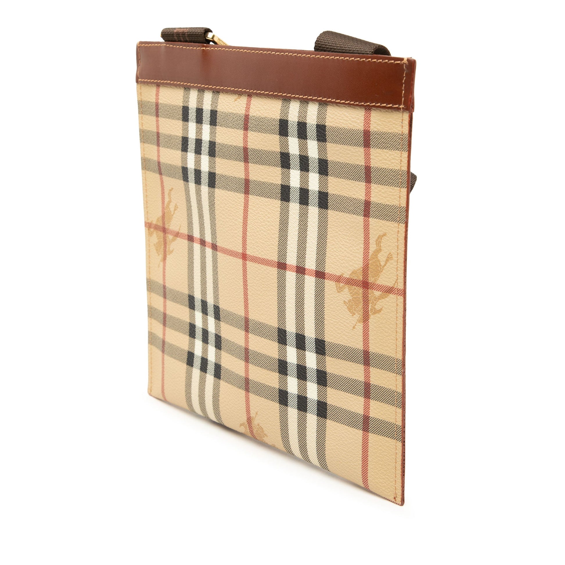 Burberry Haymarket Check Coated Canvas Crossbody