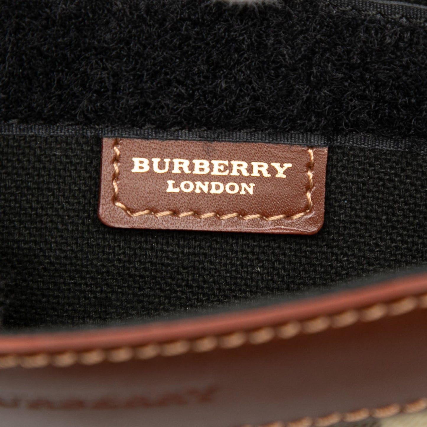 Burberry Haymarket Check Coated Canvas Crossbody