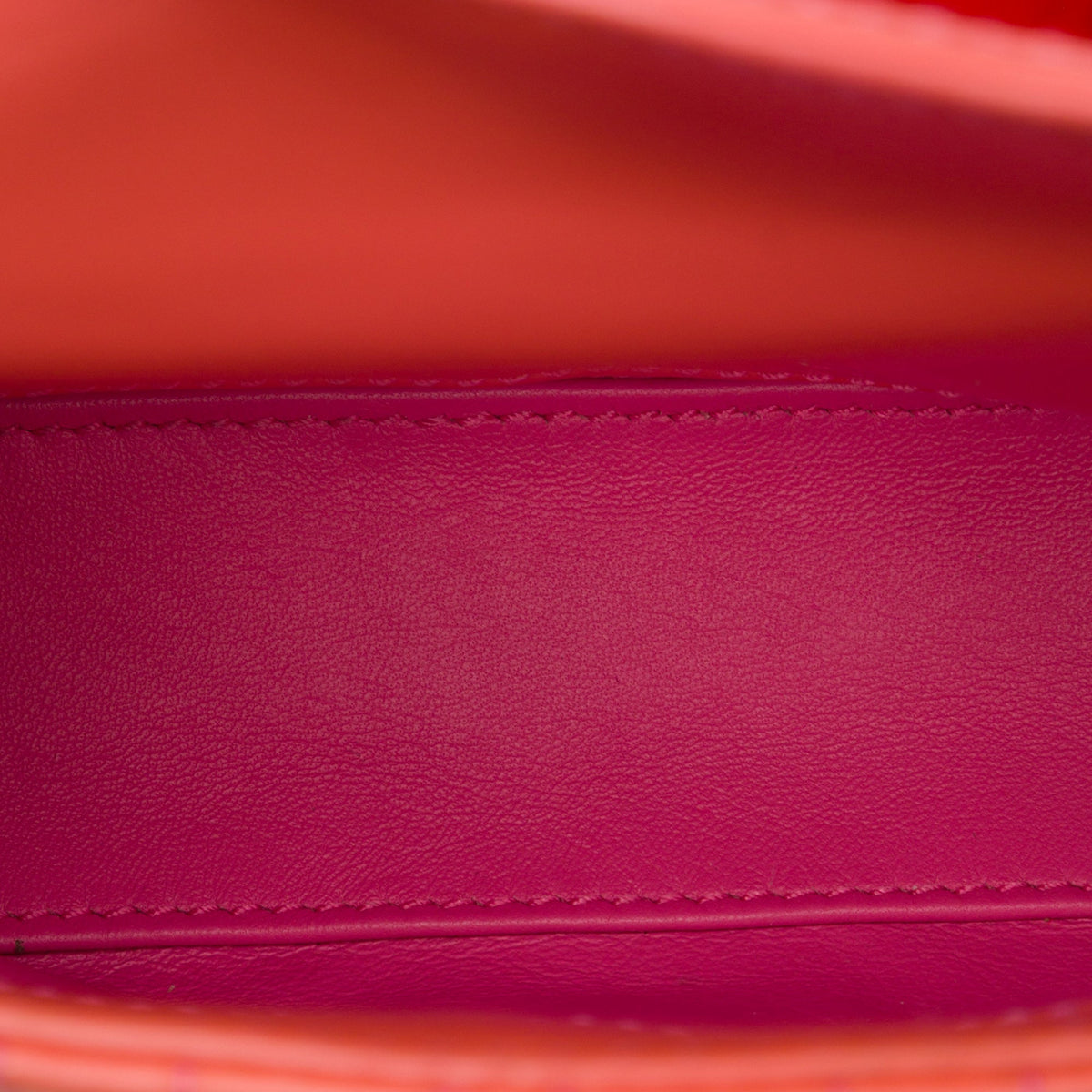 Dior Micro Patent Cannage Lady Dior — Orange