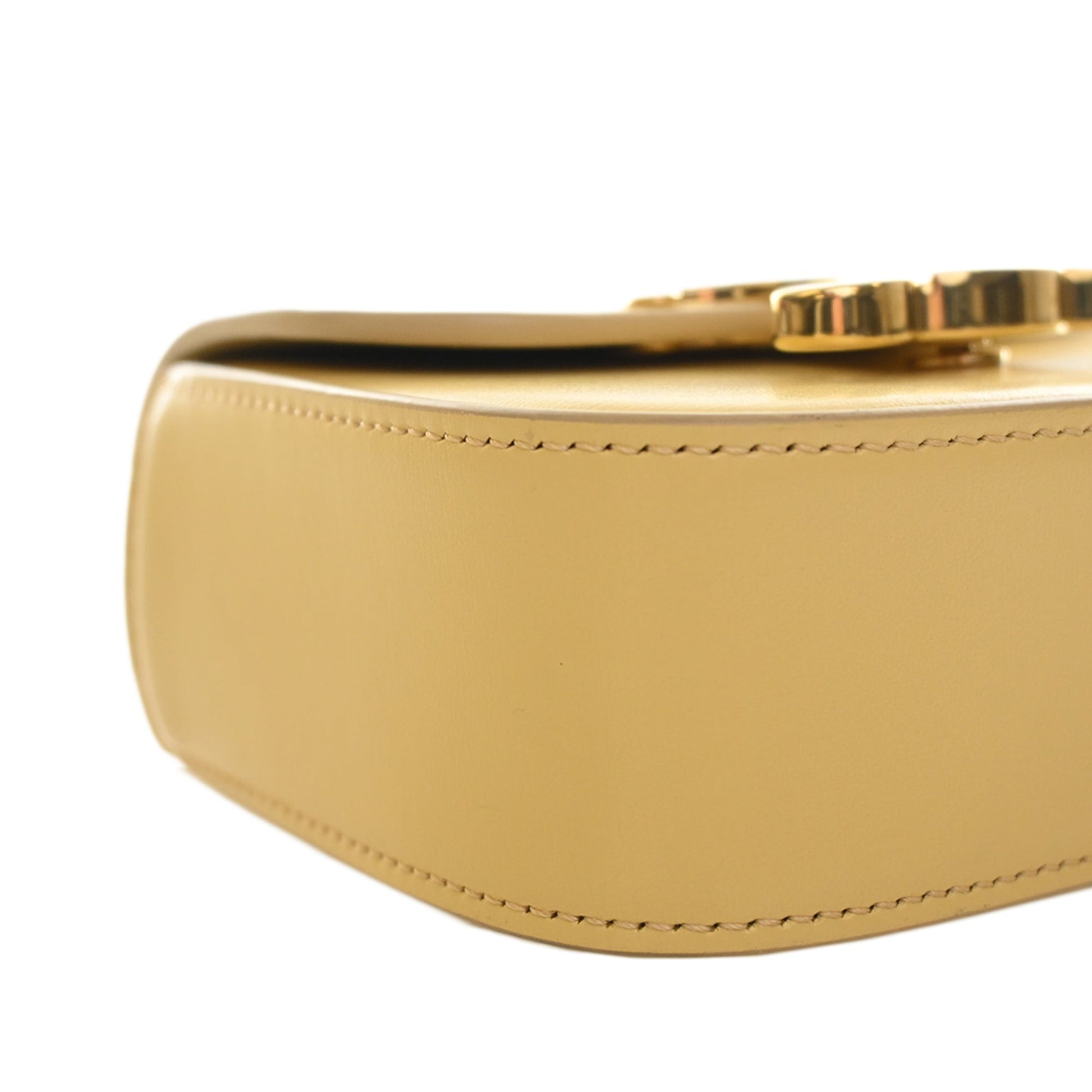 Celine Mini Shiny Calfskin Triomphe Crossbody