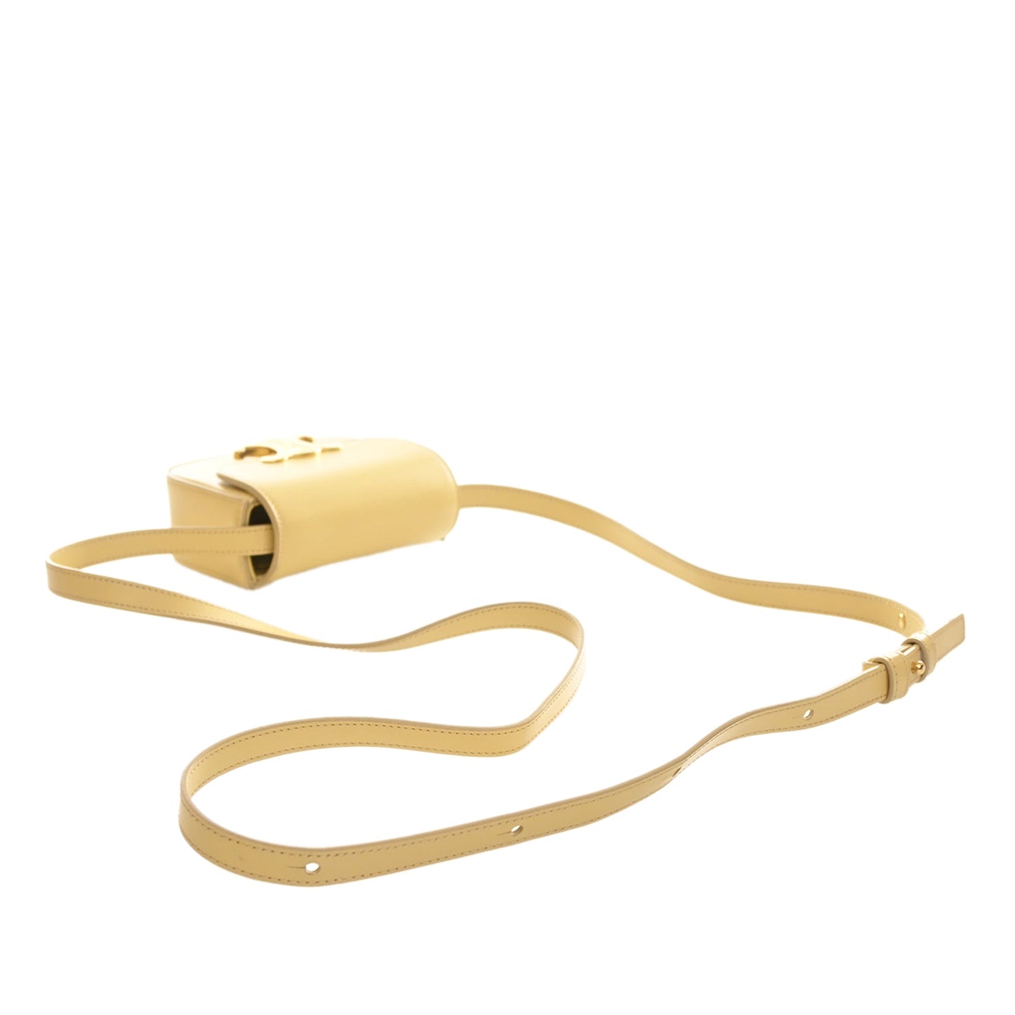 Celine Mini Shiny Calfskin Triomphe Crossbody