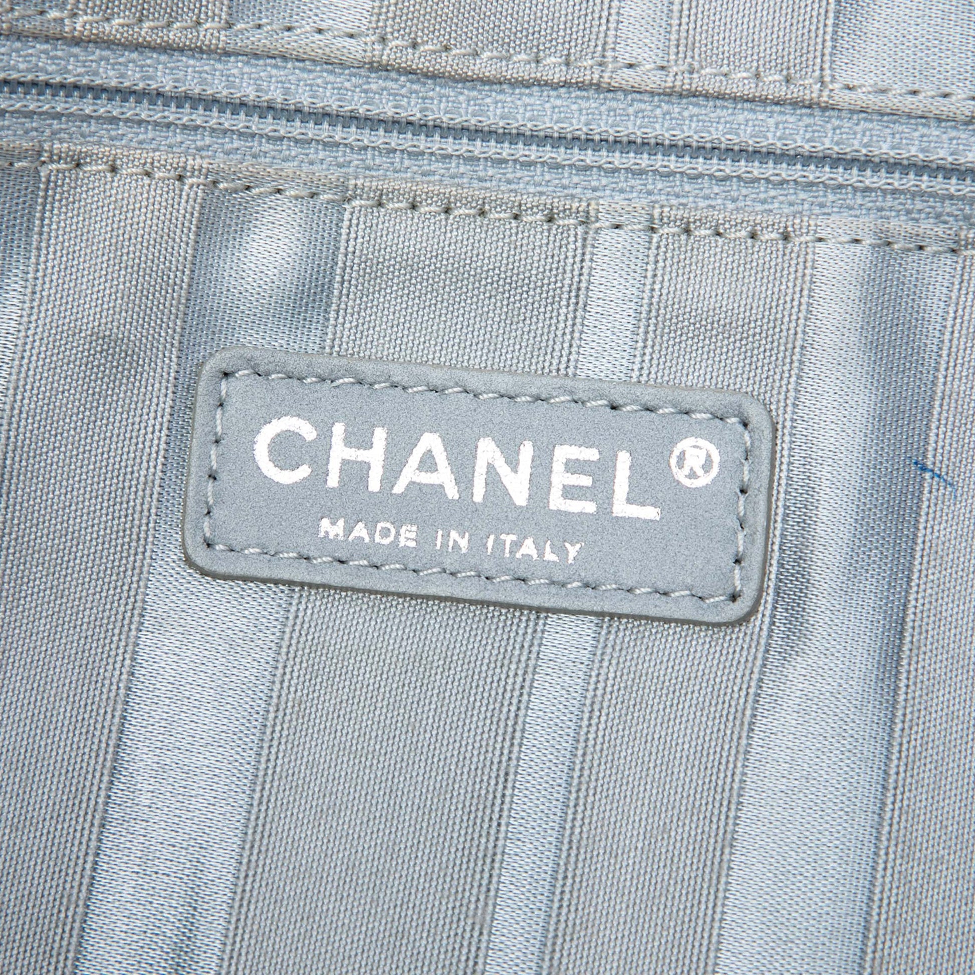 Chanel Large Denim CC Disc Bon Bon Tote
