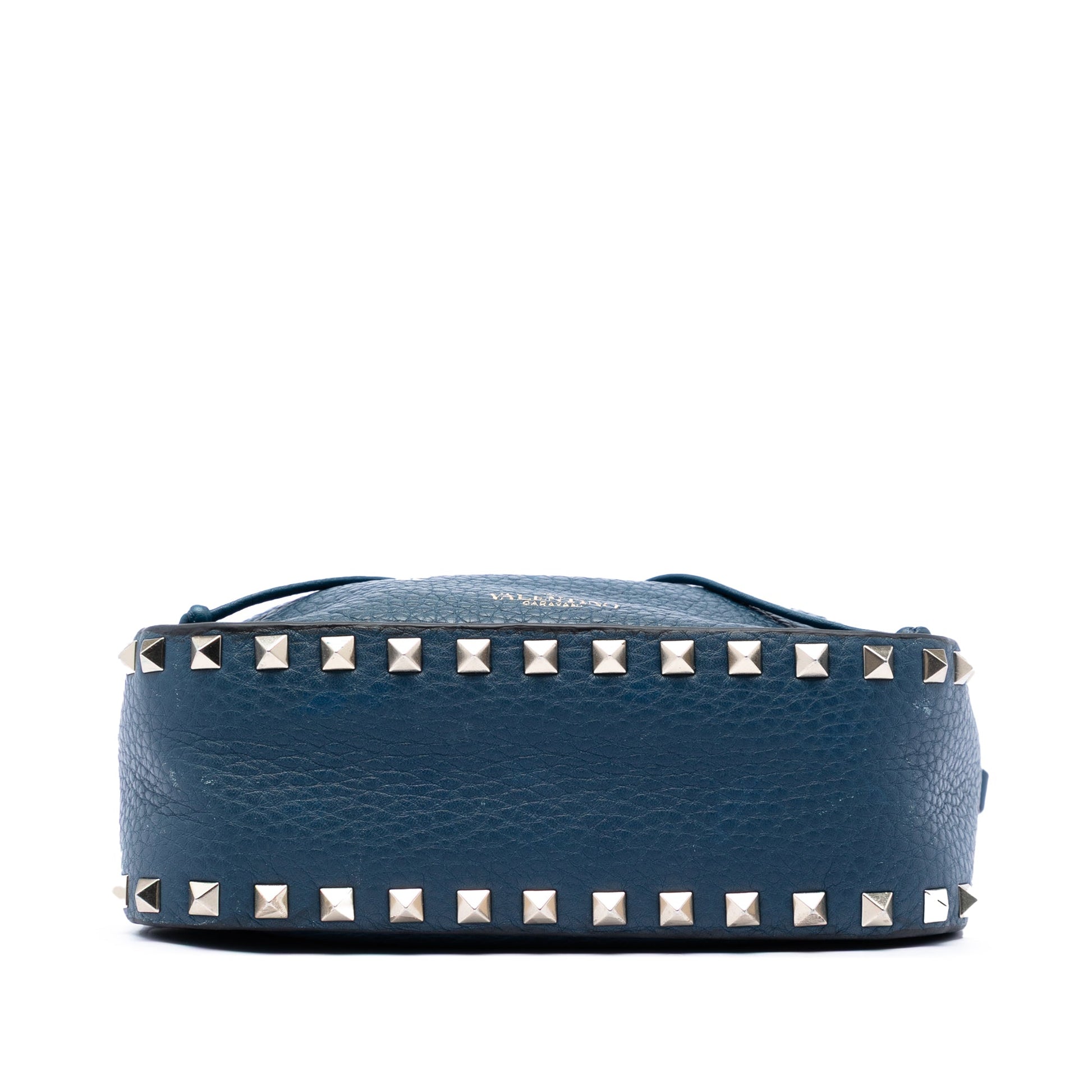 Valentino Small Grained Calfskin Rockstud Bucket Bag