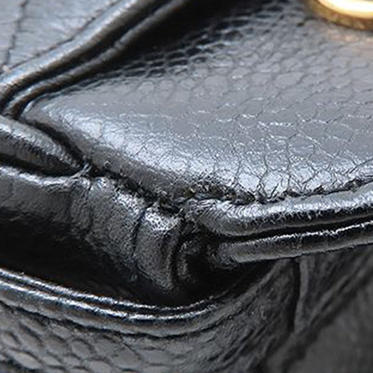 Chanel CC Quilted Caviar Front Pocket Shoulder Bag