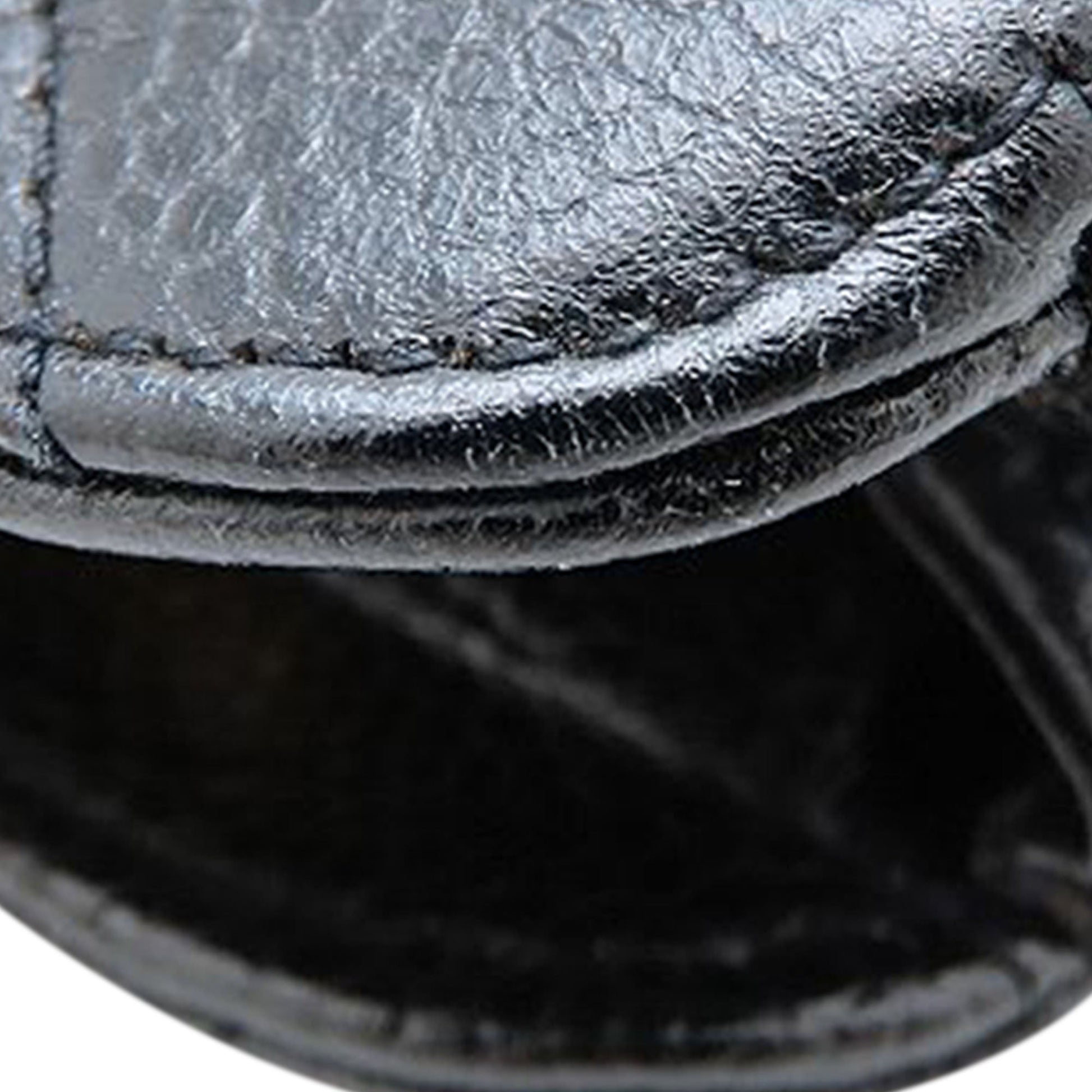Chanel CC Quilted Caviar Front Pocket Shoulder Bag