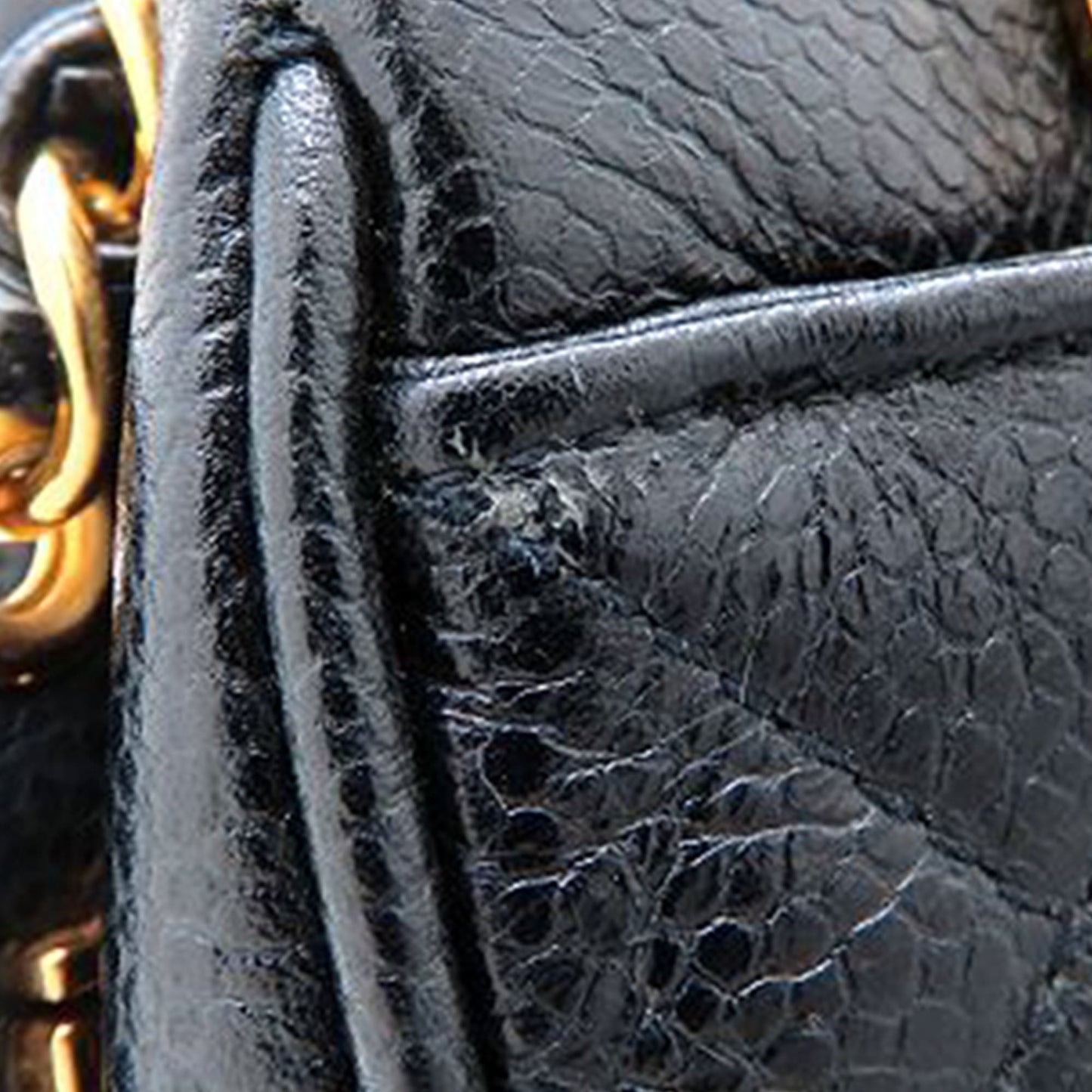 Chanel CC Quilted Caviar Front Pocket Shoulder Bag