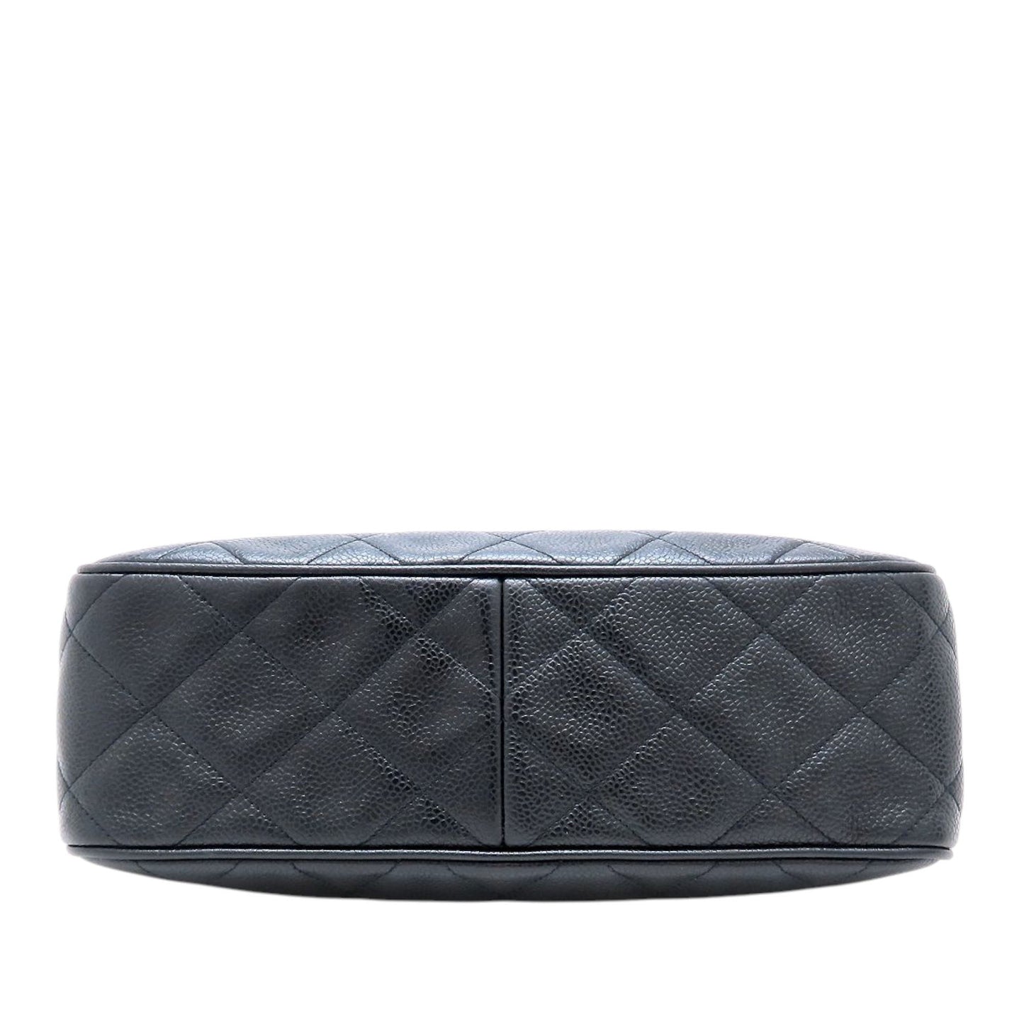 Chanel CC Quilted Caviar Front Pocket Shoulder Bag