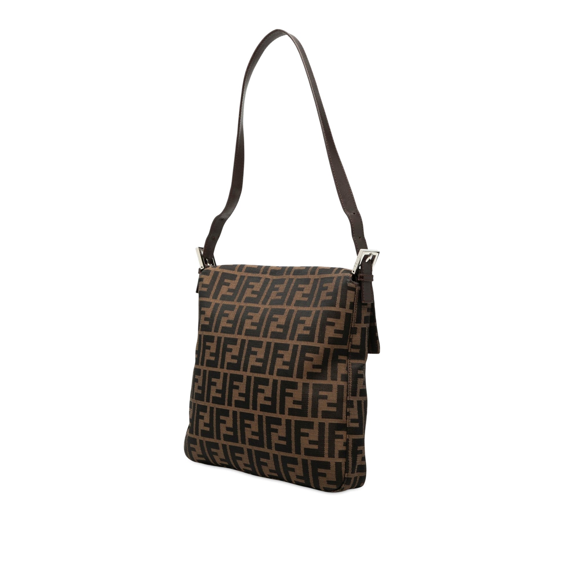 Fendi Zucca Canvas Shoulder Bag
