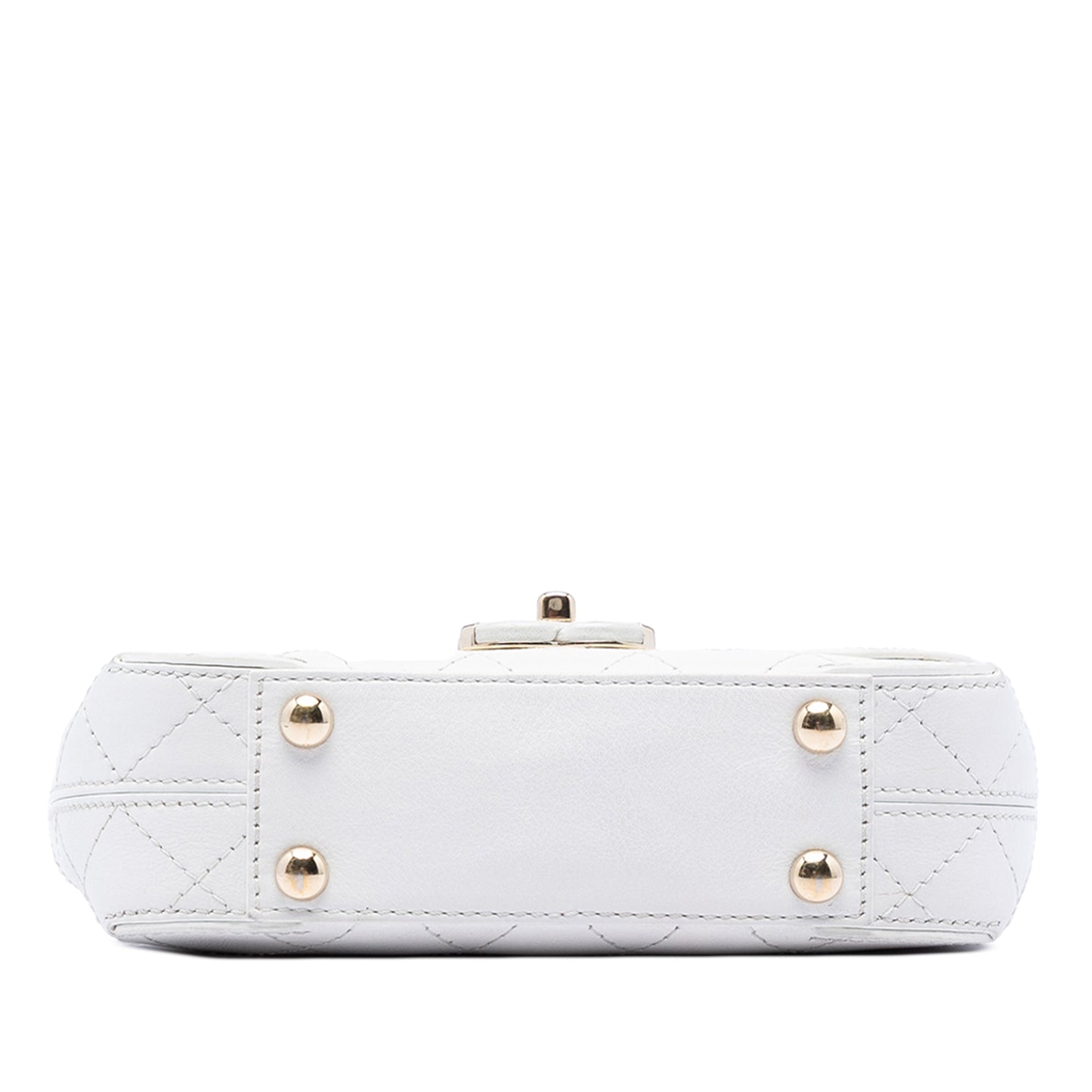 Chanel Small Stitched Calfskin Covered CC Flap
