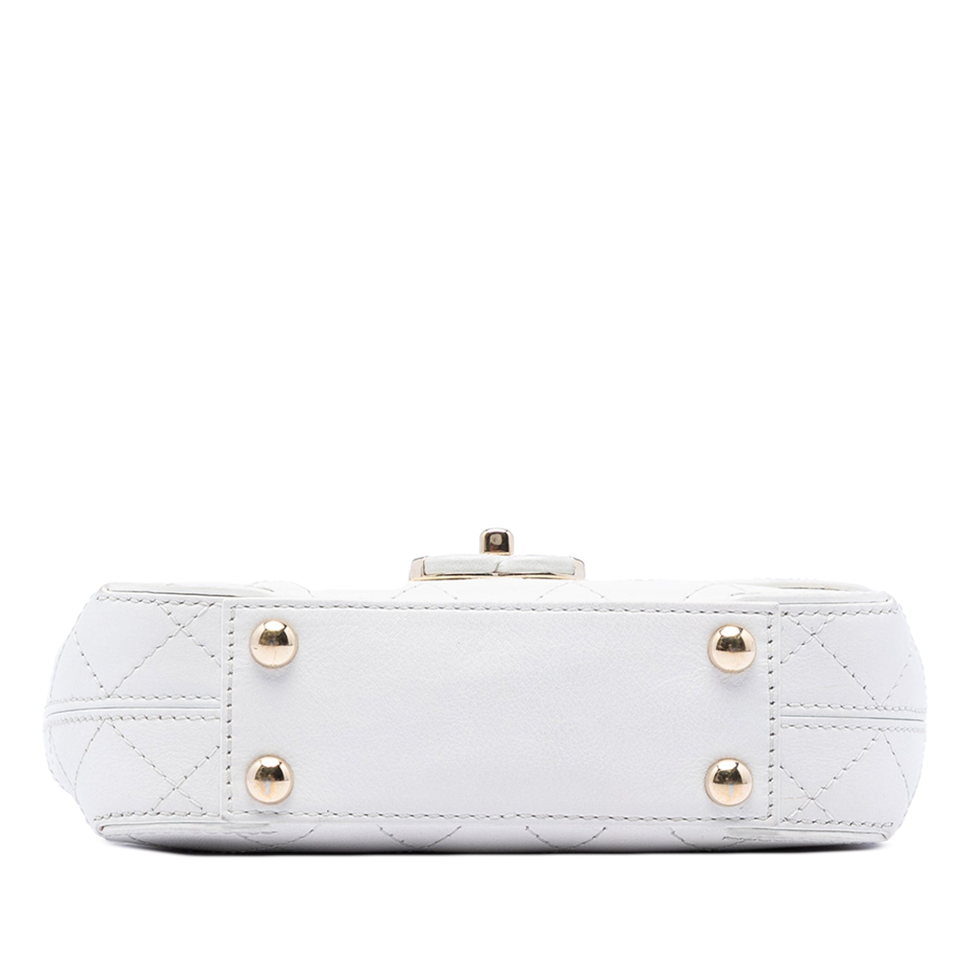 Chanel Small Stitched Calfskin Covered CC Flap