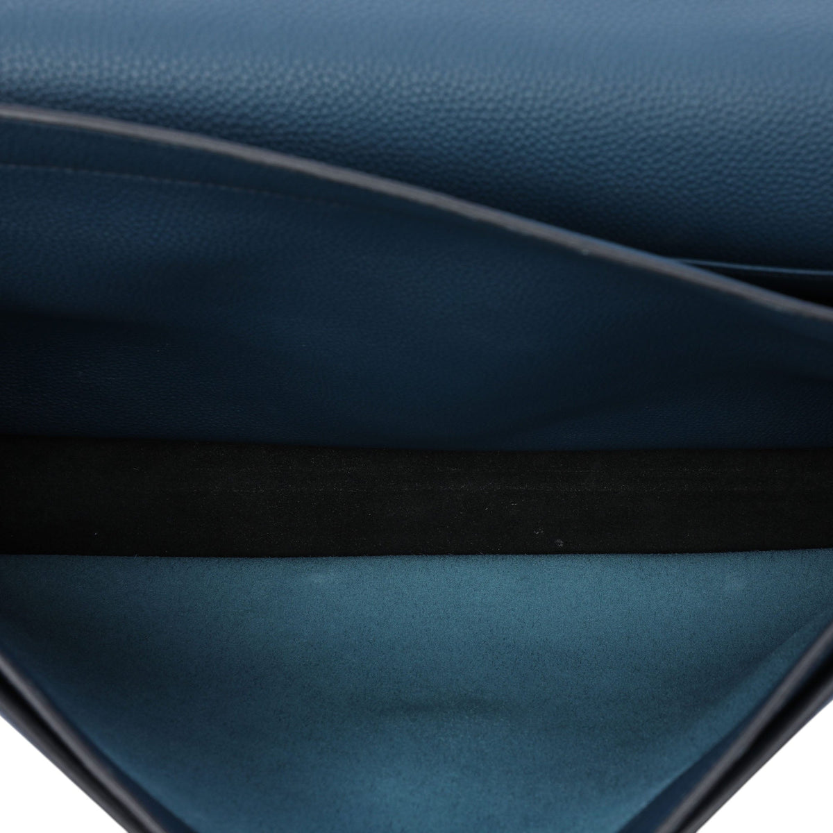 Hermès Togo Casaque Sac a Depeches 38 — Blue