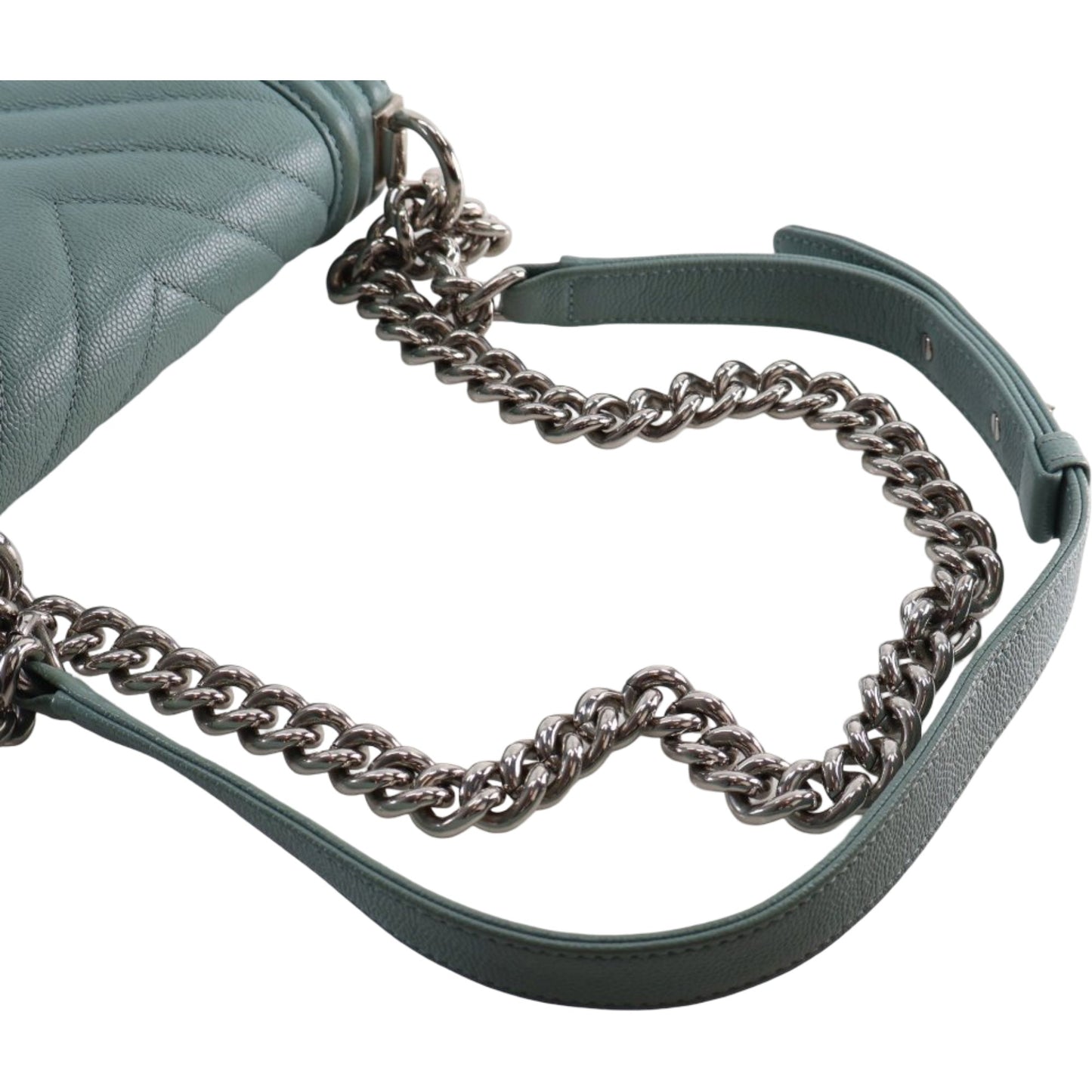 Chanel Small Chevron Caviar Boy Flap