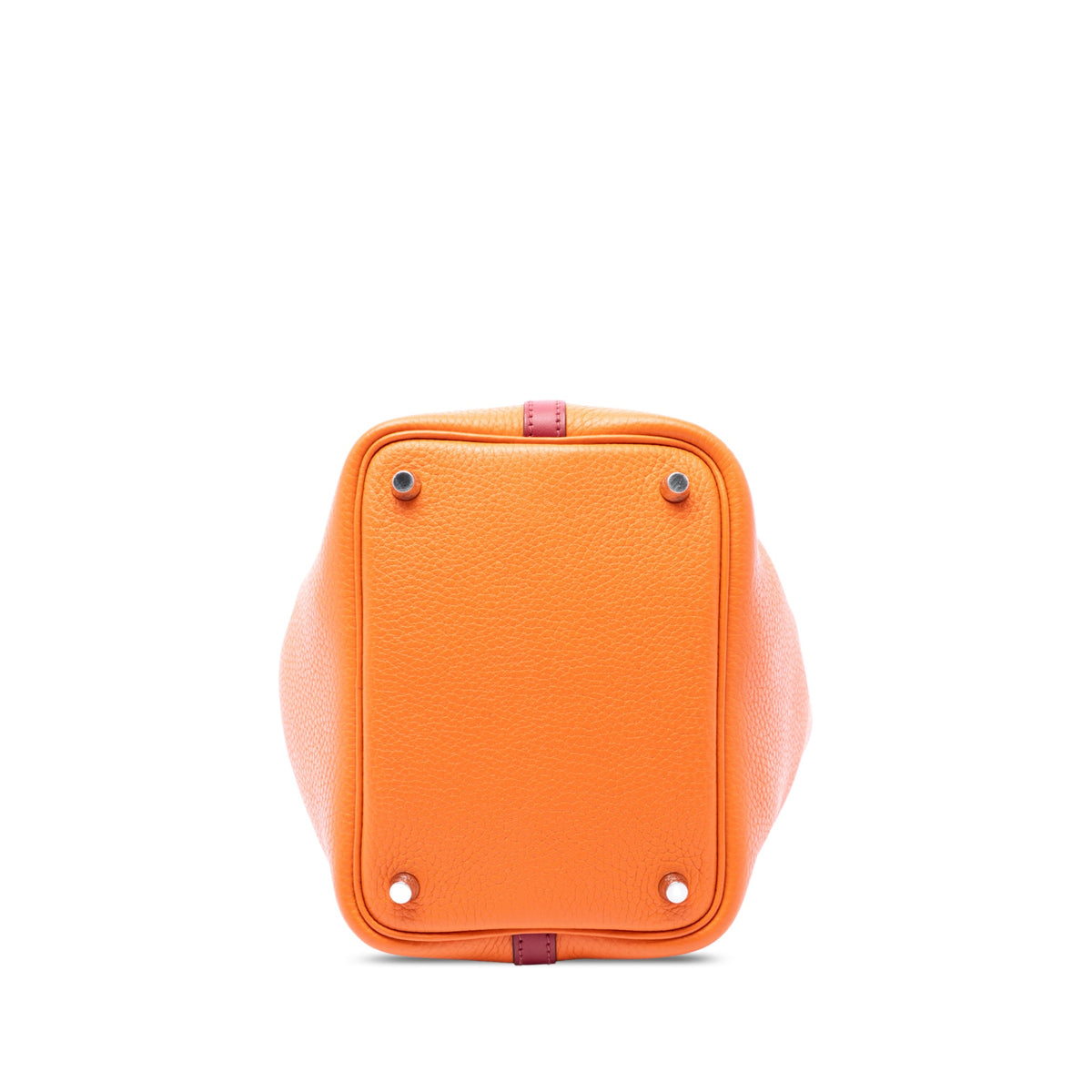 Hermès Bicolor Clemence and Swift Picotin Lock 18 — Red