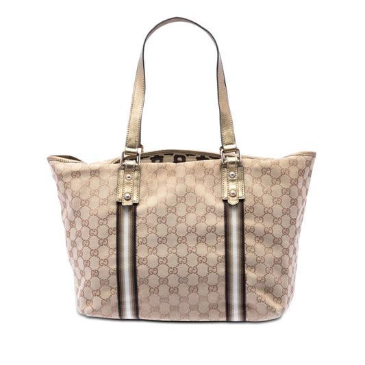 Gucci Large GG Canvas Jolicoeur Tote