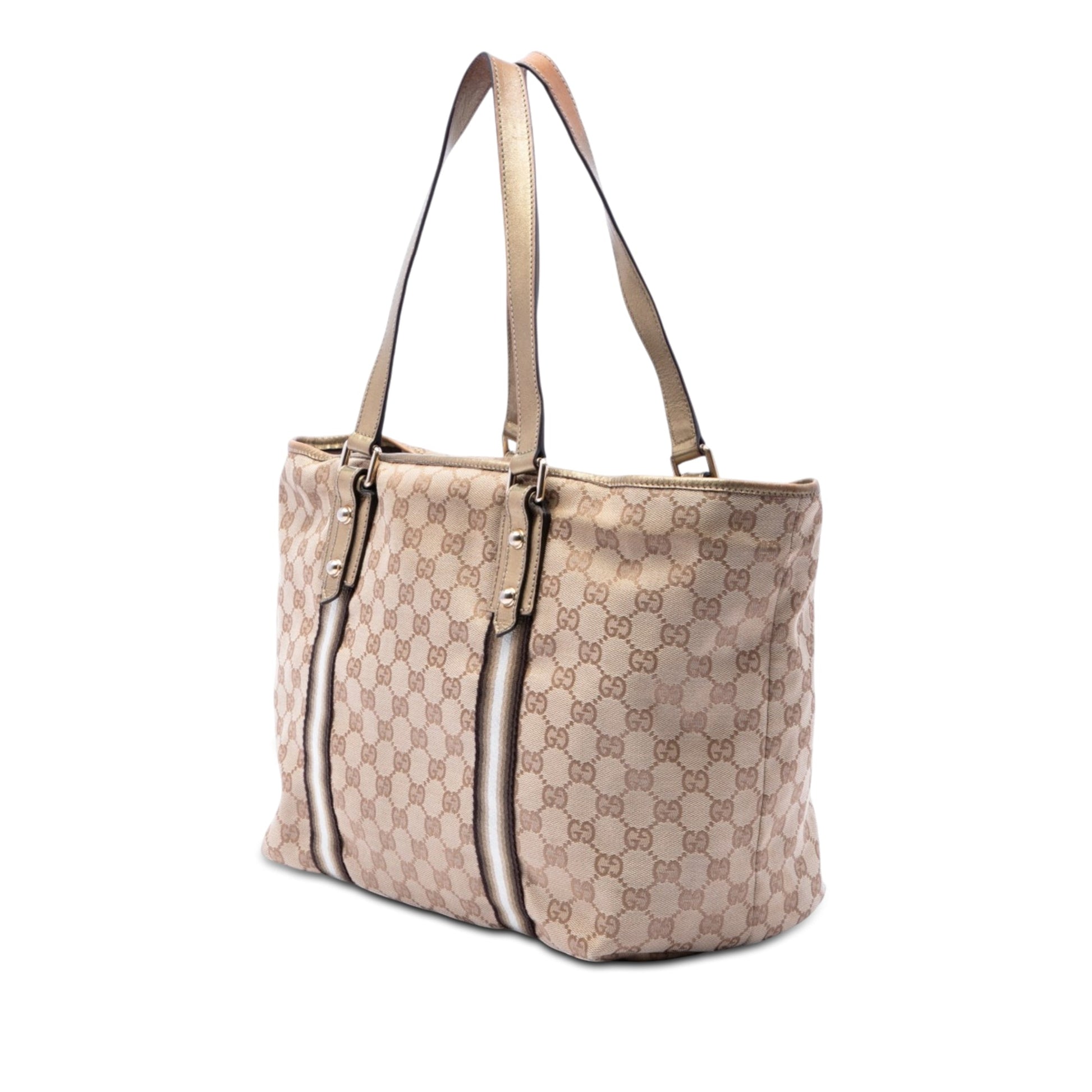 Gucci Large GG Canvas Jolicoeur Tote