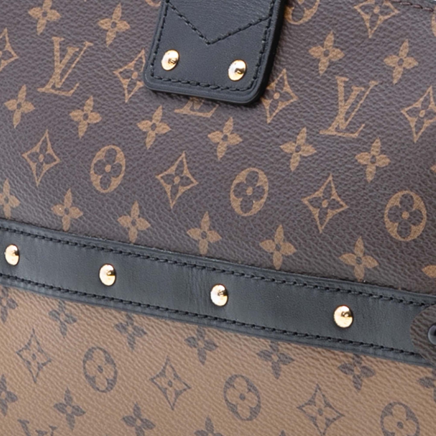 Louis Vuitton Monogram Reverse Trunk Clutch