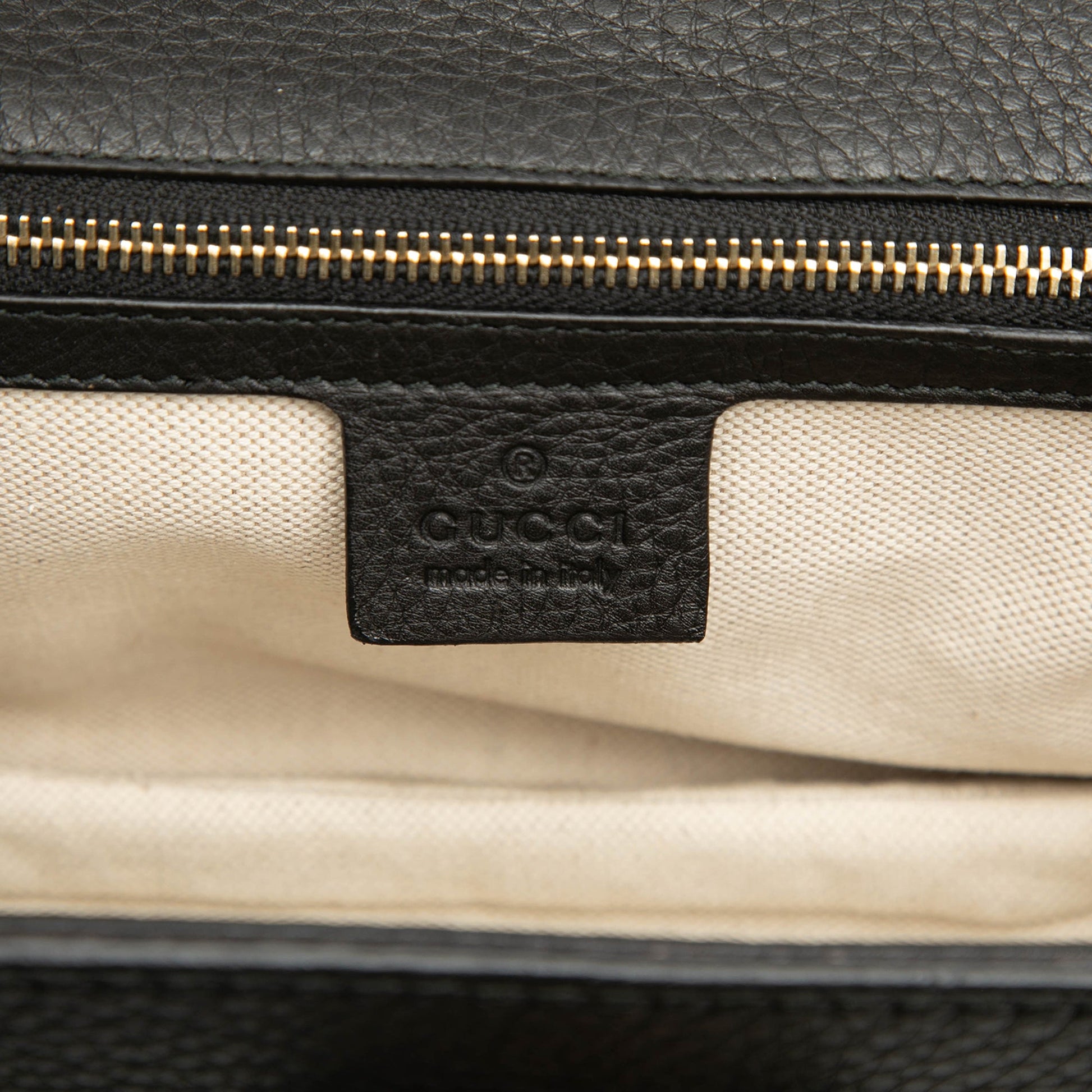 Gucci Small Leather New Bamboo Satchel