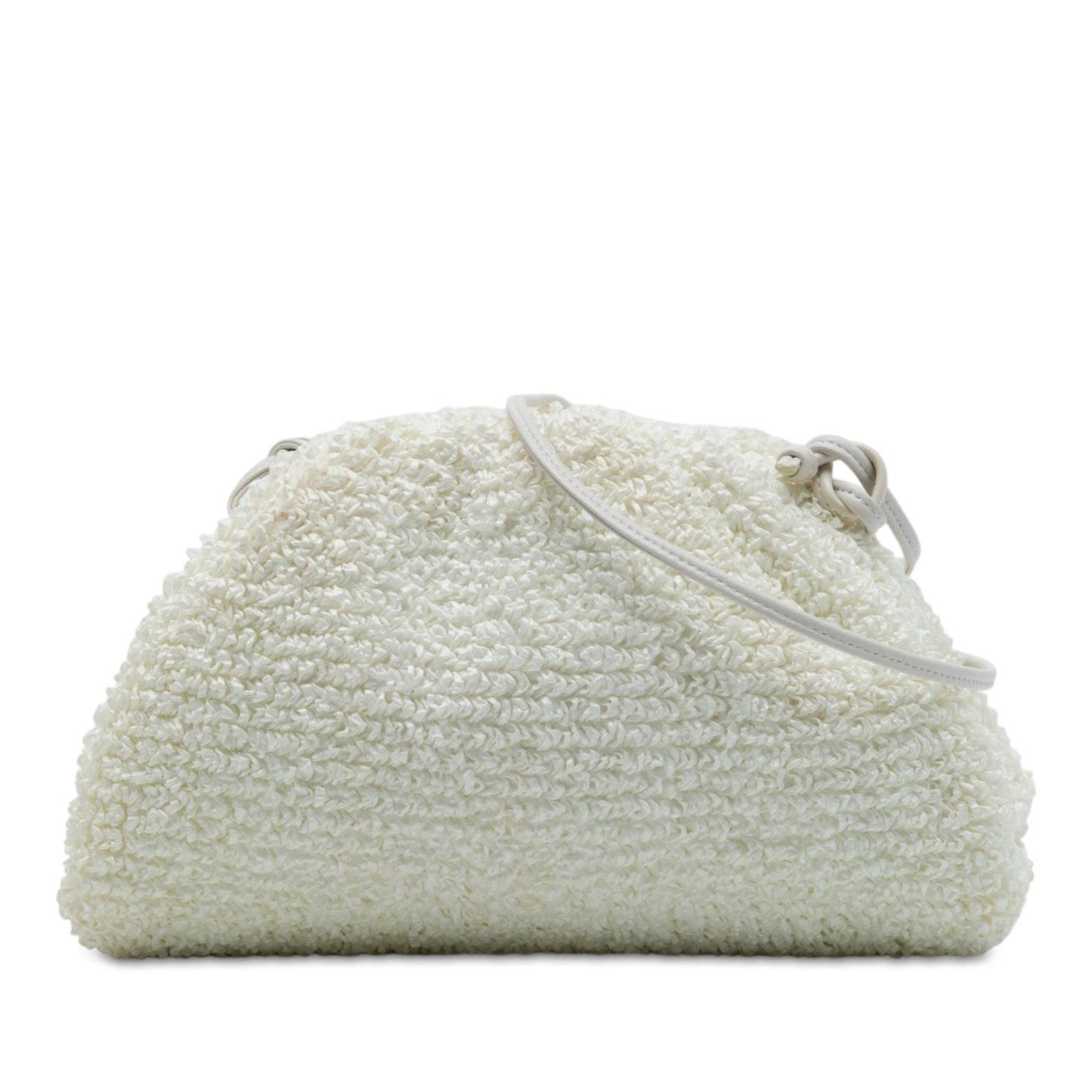 Bottega Veneta Boucle Raffia The Mini Pouch Crossbody