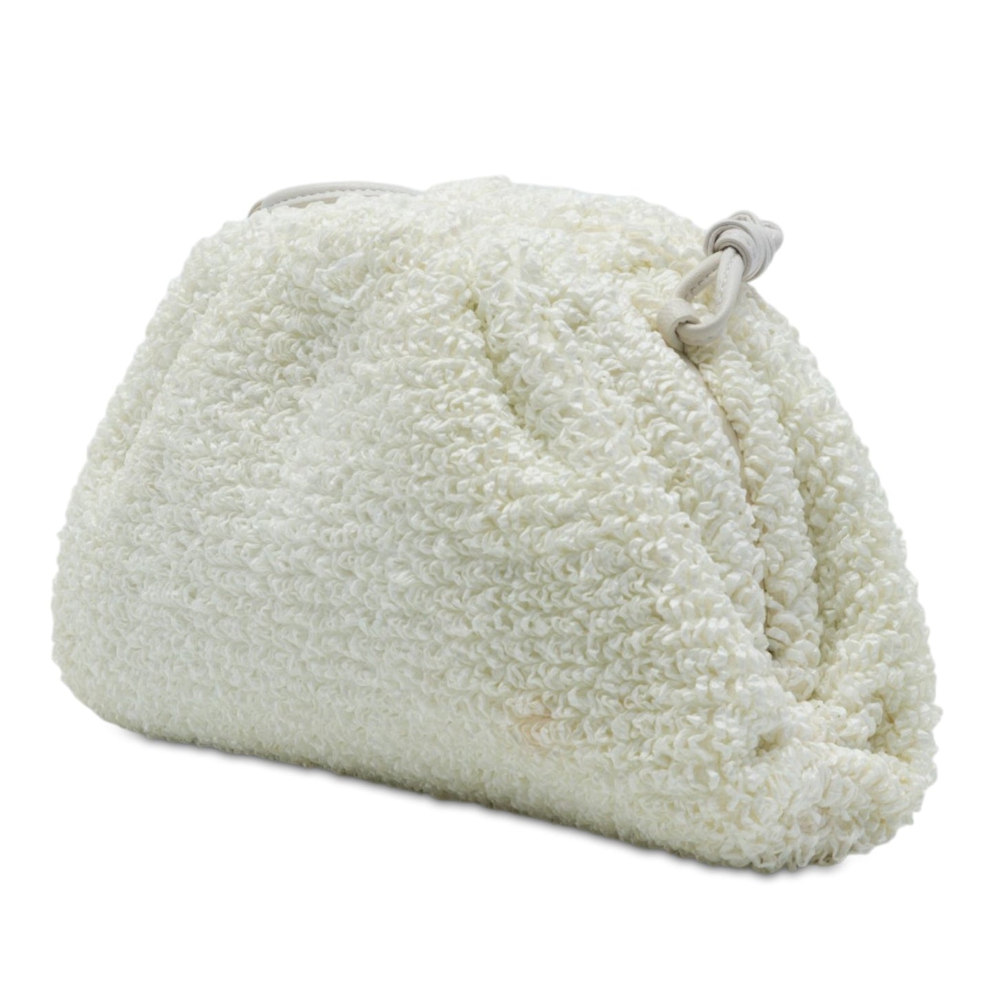 Bottega Veneta Boucle Raffia The Mini Pouch Crossbody