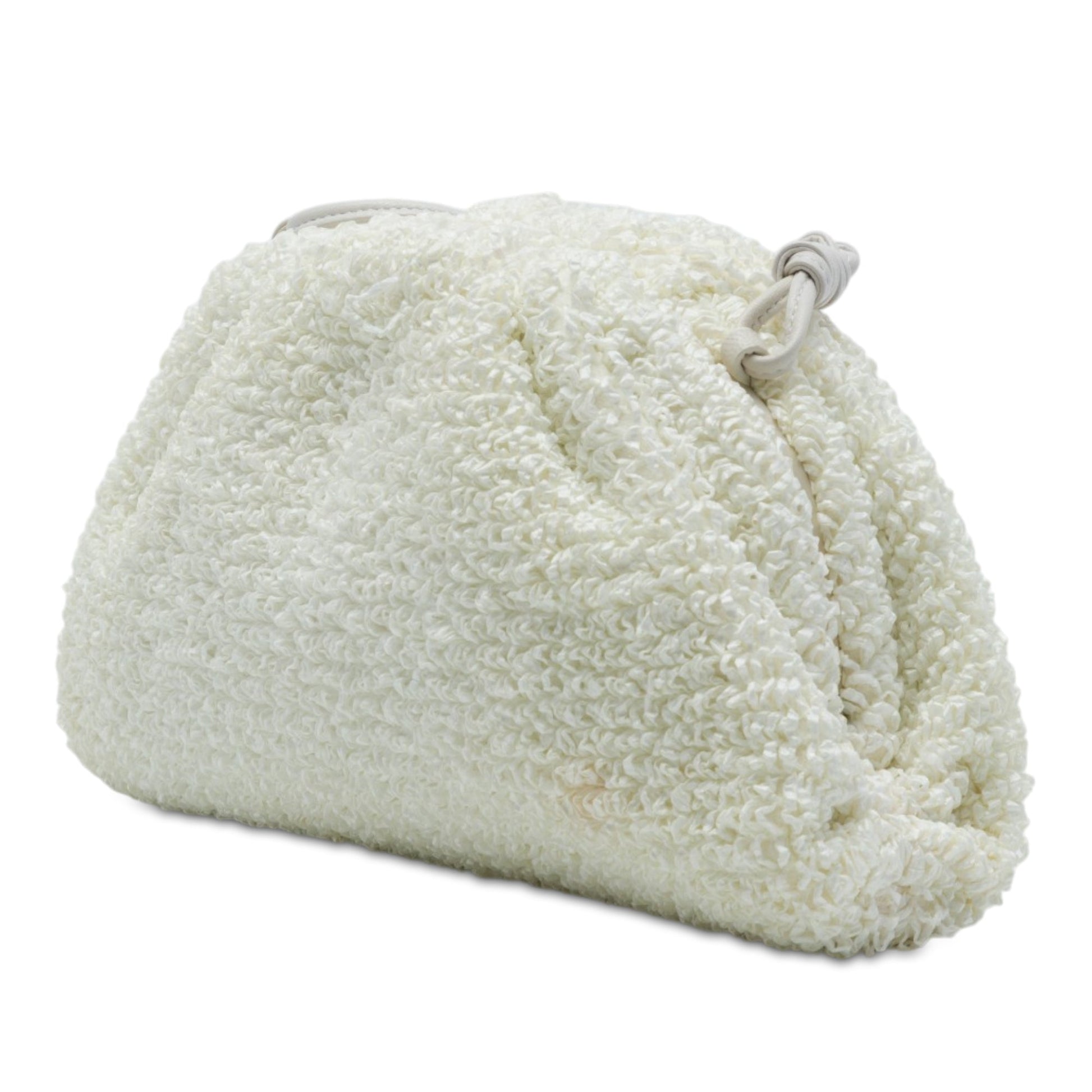 Bottega Veneta Boucle Raffia The Mini Pouch Crossbody
