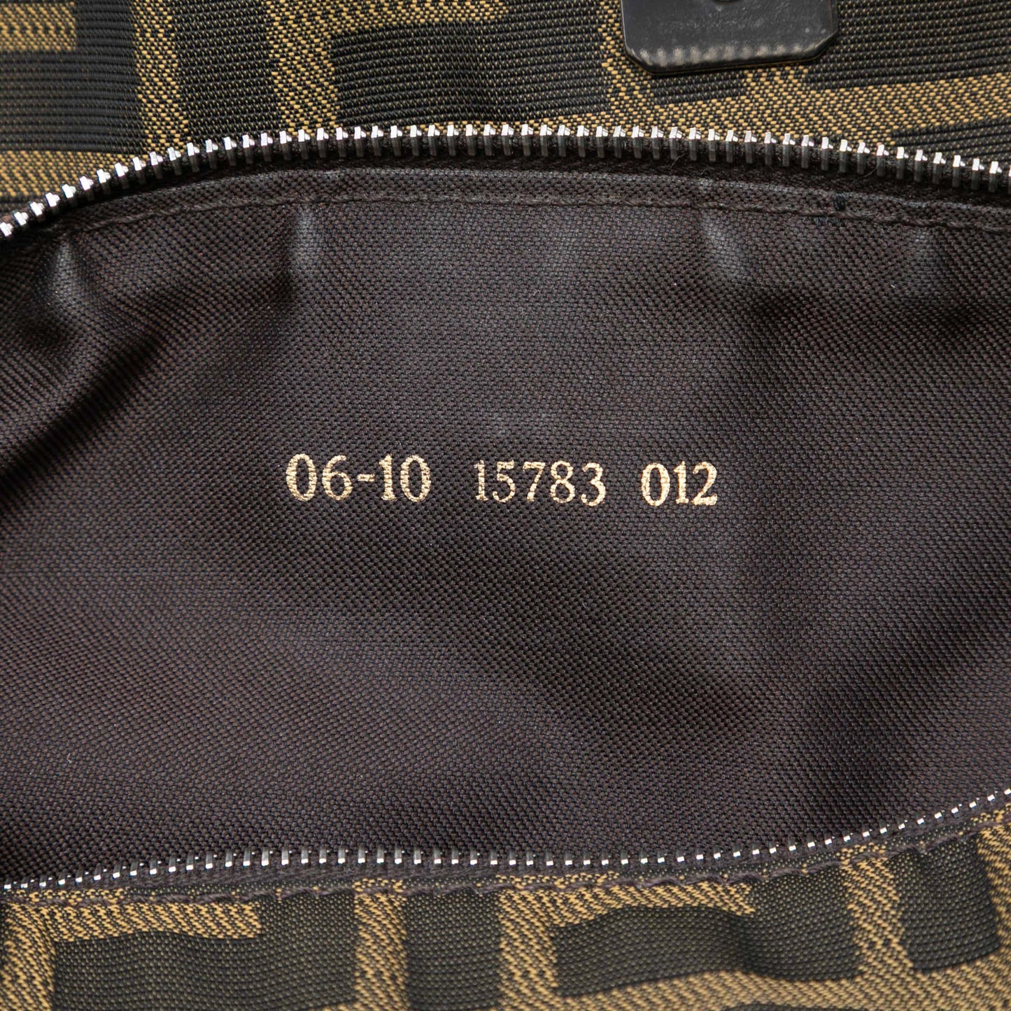 Fendi Zucca Canvas Tote