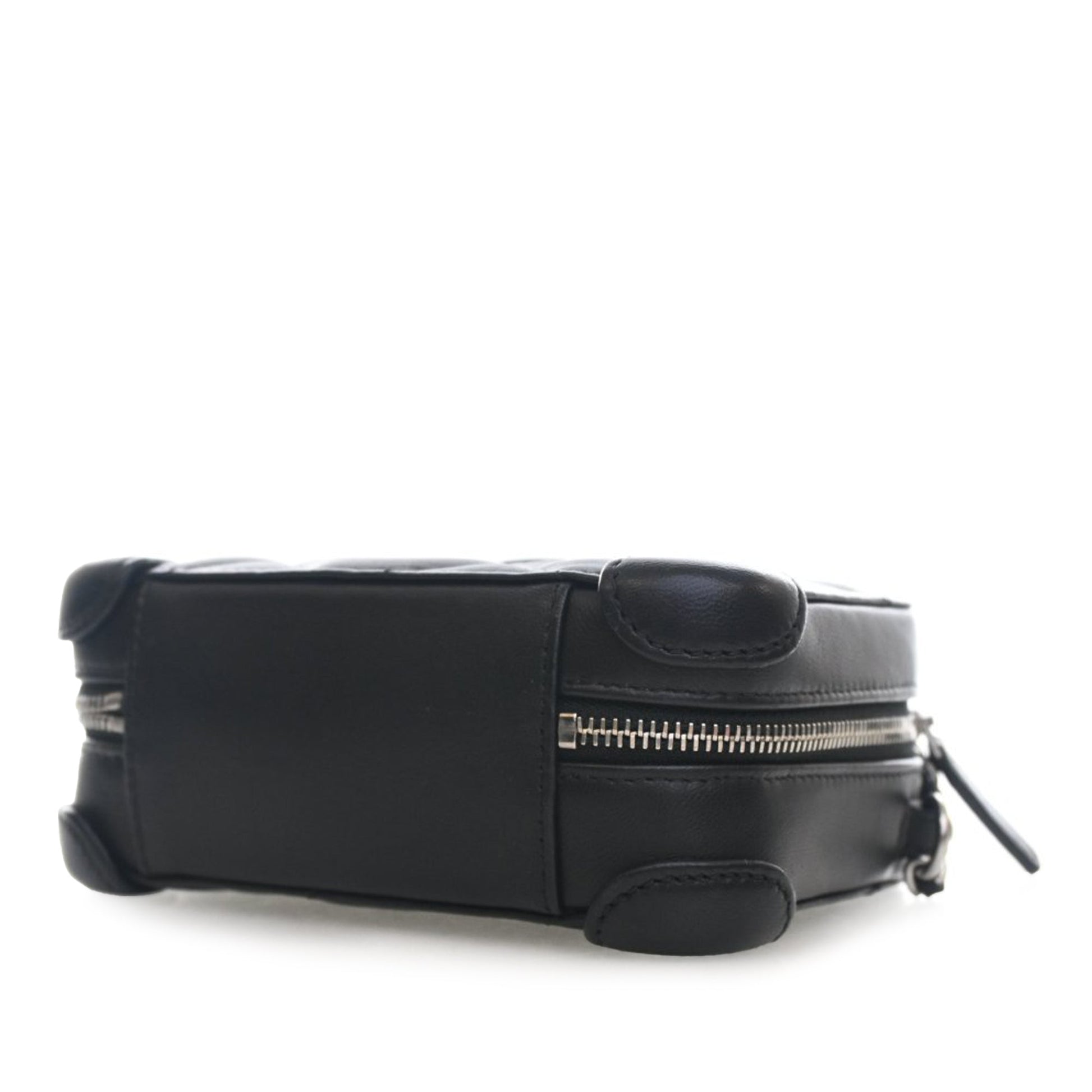 Mini Quilted Lambskin Covered CC Camera Bag