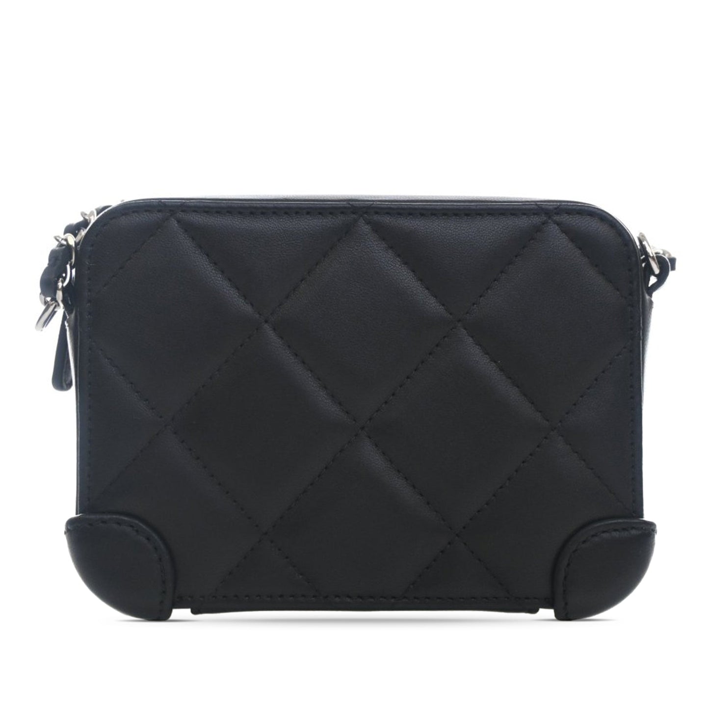 Mini Quilted Lambskin Covered CC Camera Bag