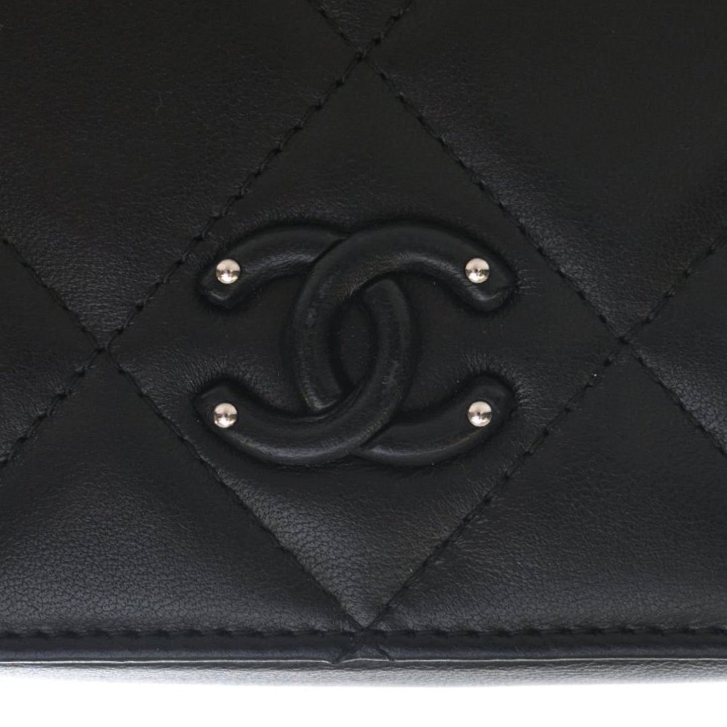 Mini Quilted Lambskin Covered CC Camera Bag