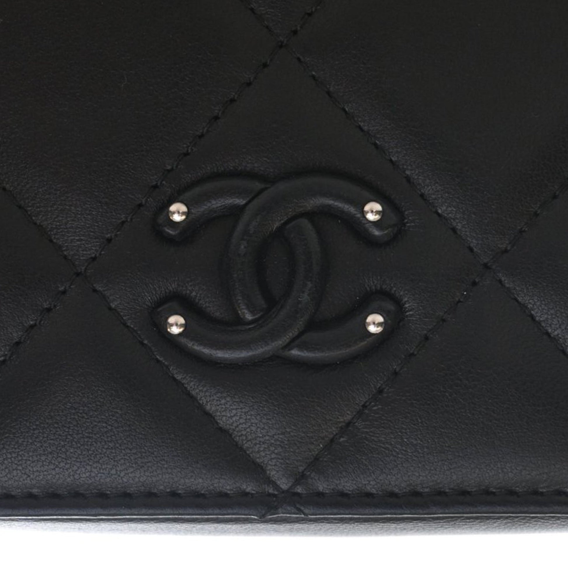 Mini Quilted Lambskin Covered CC Camera Bag
