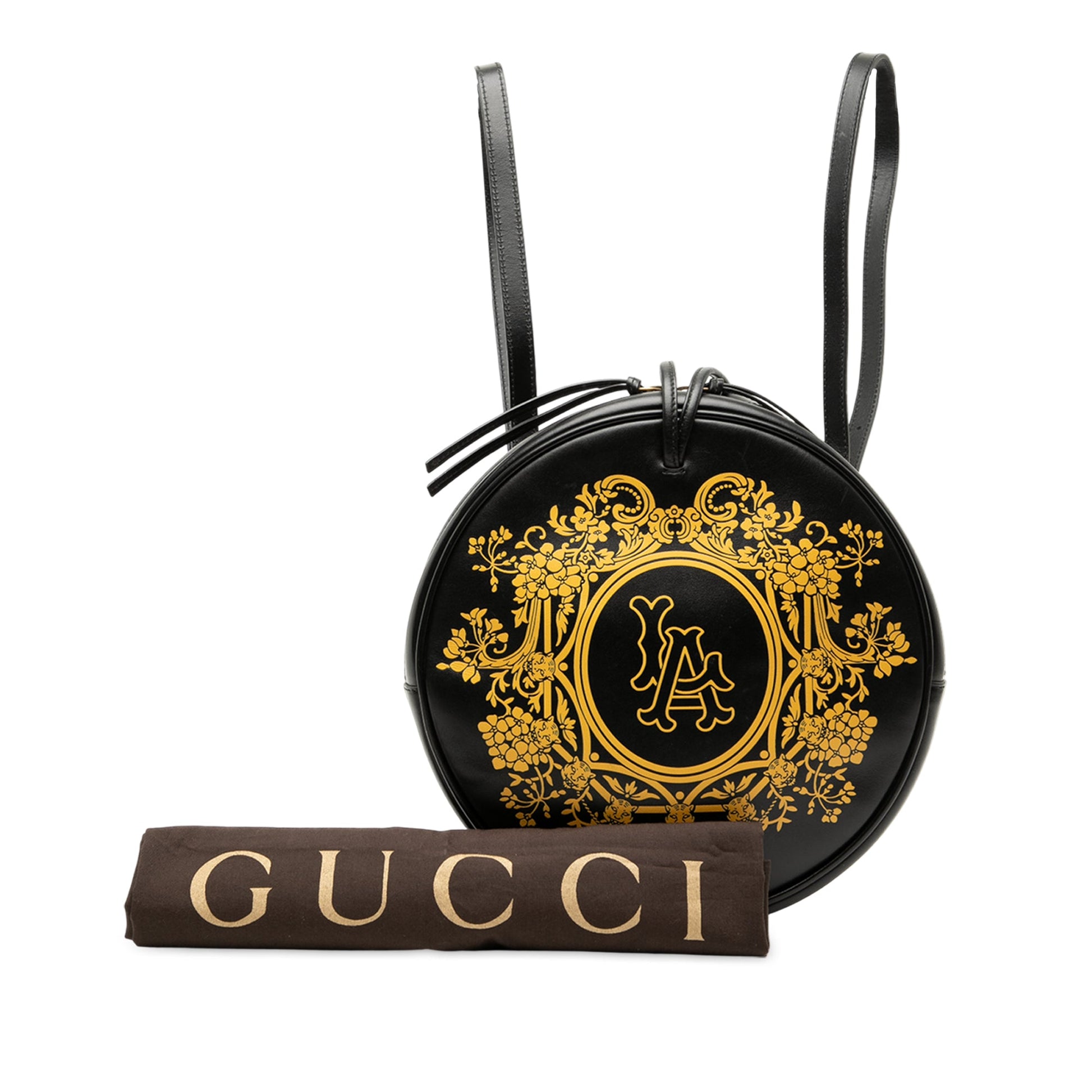 Gucci MLB Leather LA Angels Round Backpack
