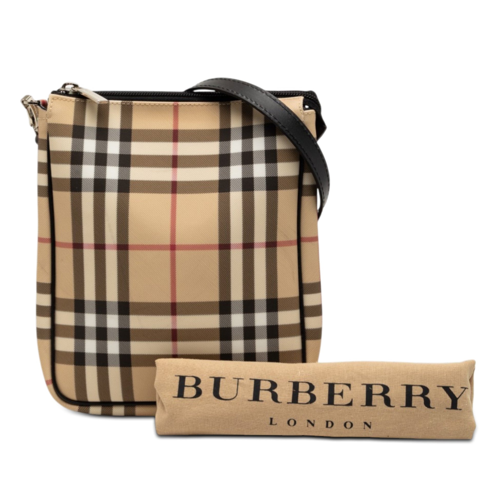 Burberry House Check Canvas Crossbody