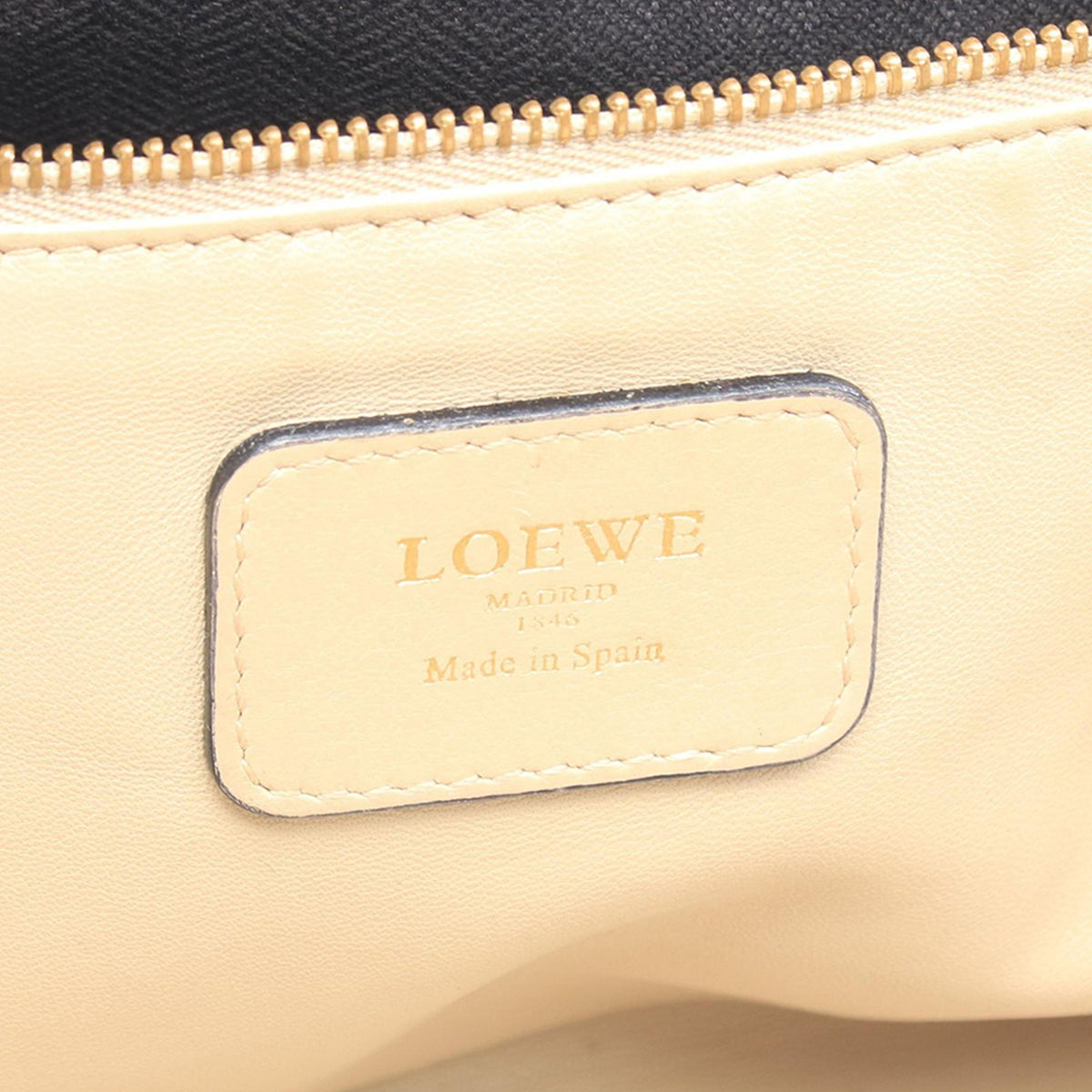 LOEWE Tricolor Leather Amazona 28 — Brown