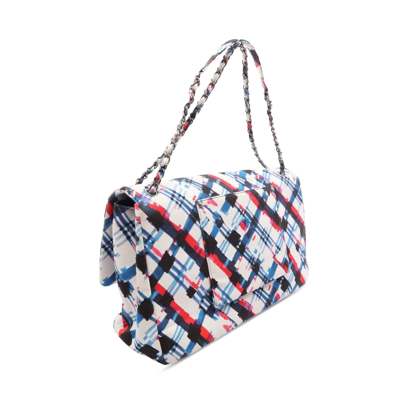 Chanel CC Airlines Printed Canvas Single Flap