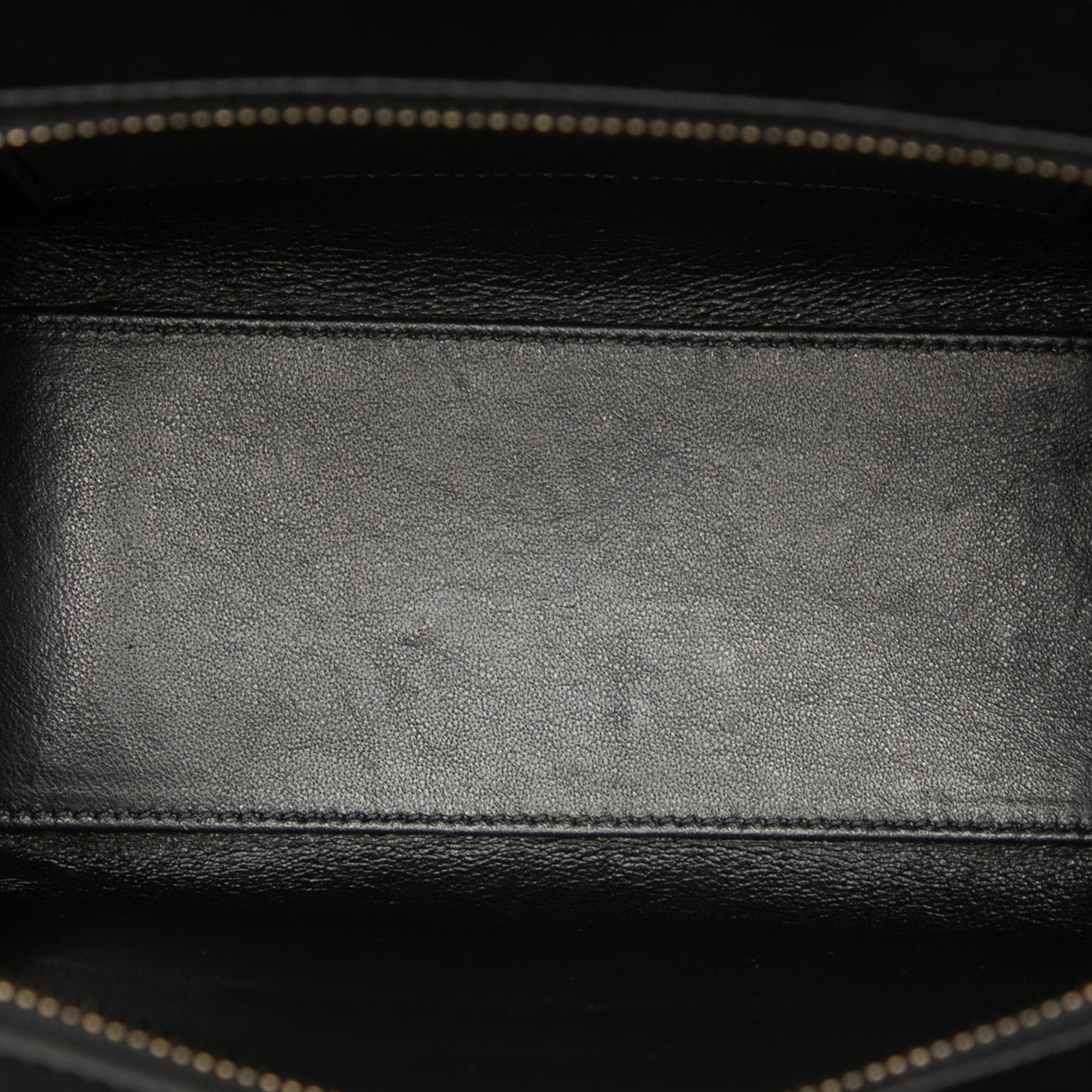 Nano Tricolor Nubuck and Drummed Calfskin Luggage Tote