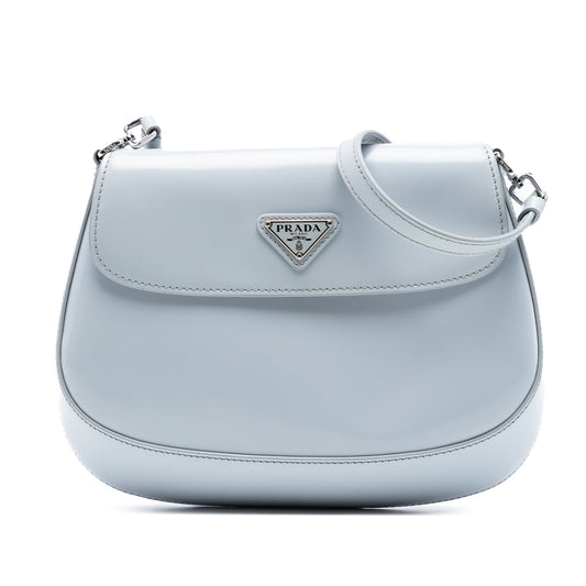 Prada Mini Brushed Leather Cleo Flap
