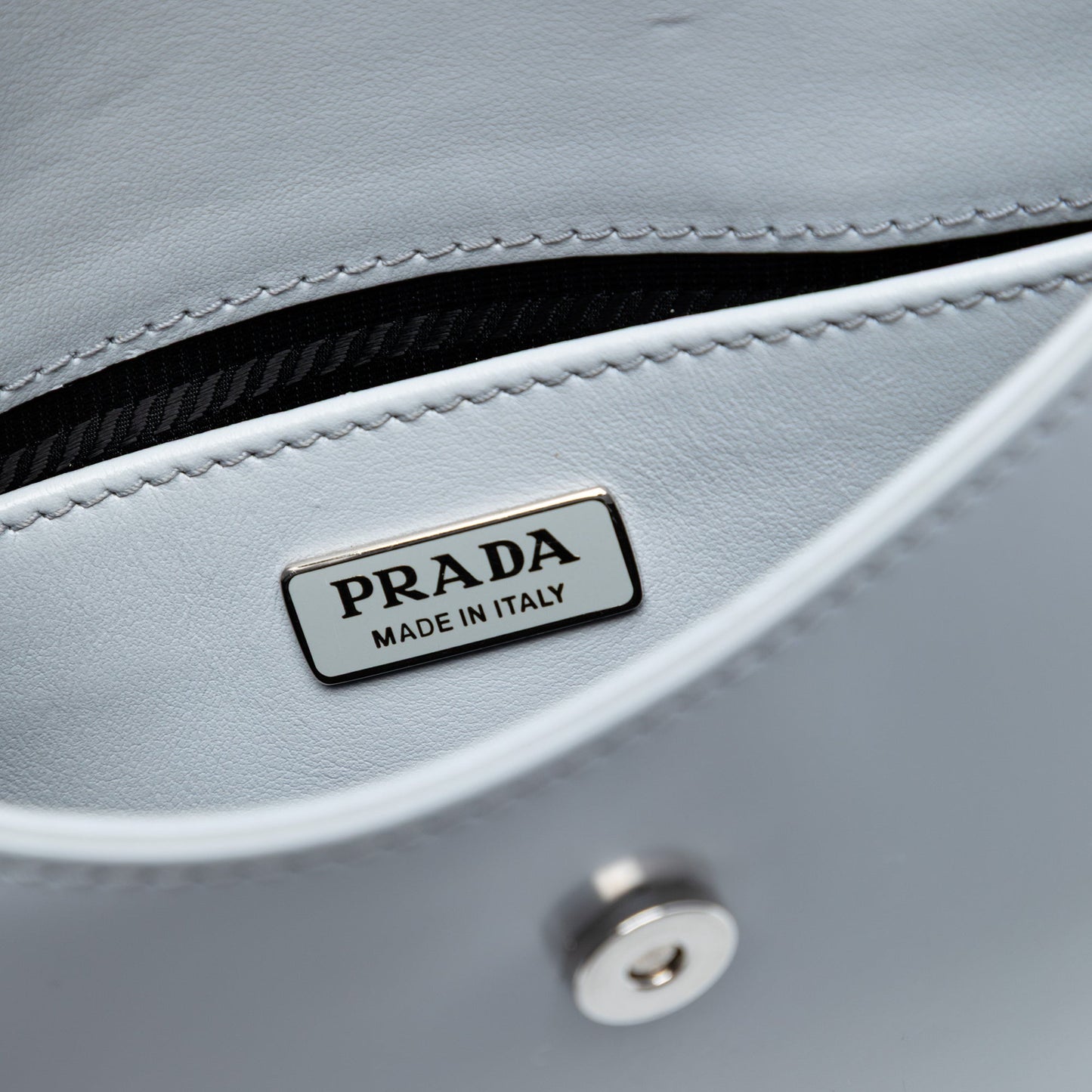 Prada Mini Brushed Leather Cleo Flap