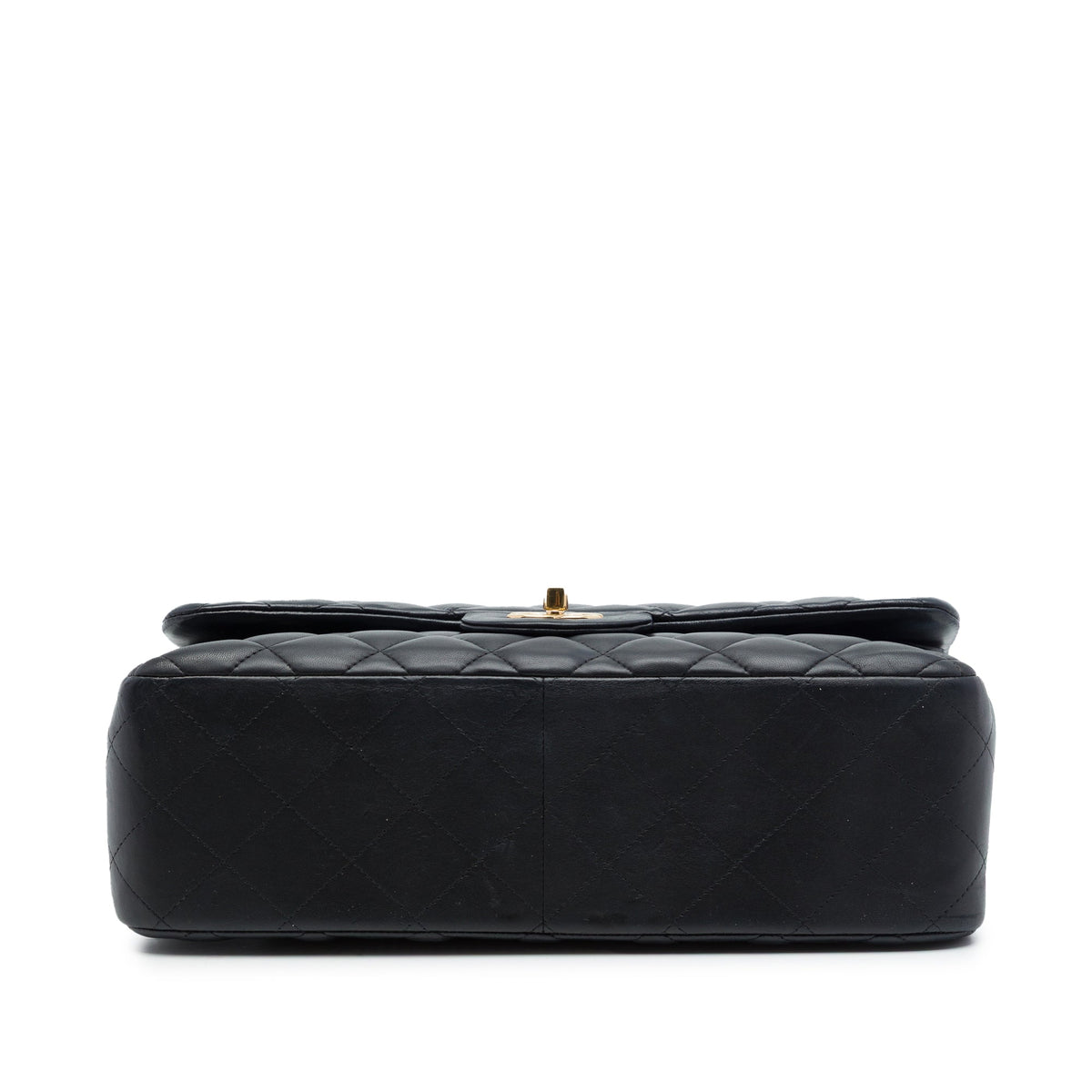 Chanel Jumbo Classic Lambskin Double Flap — Black