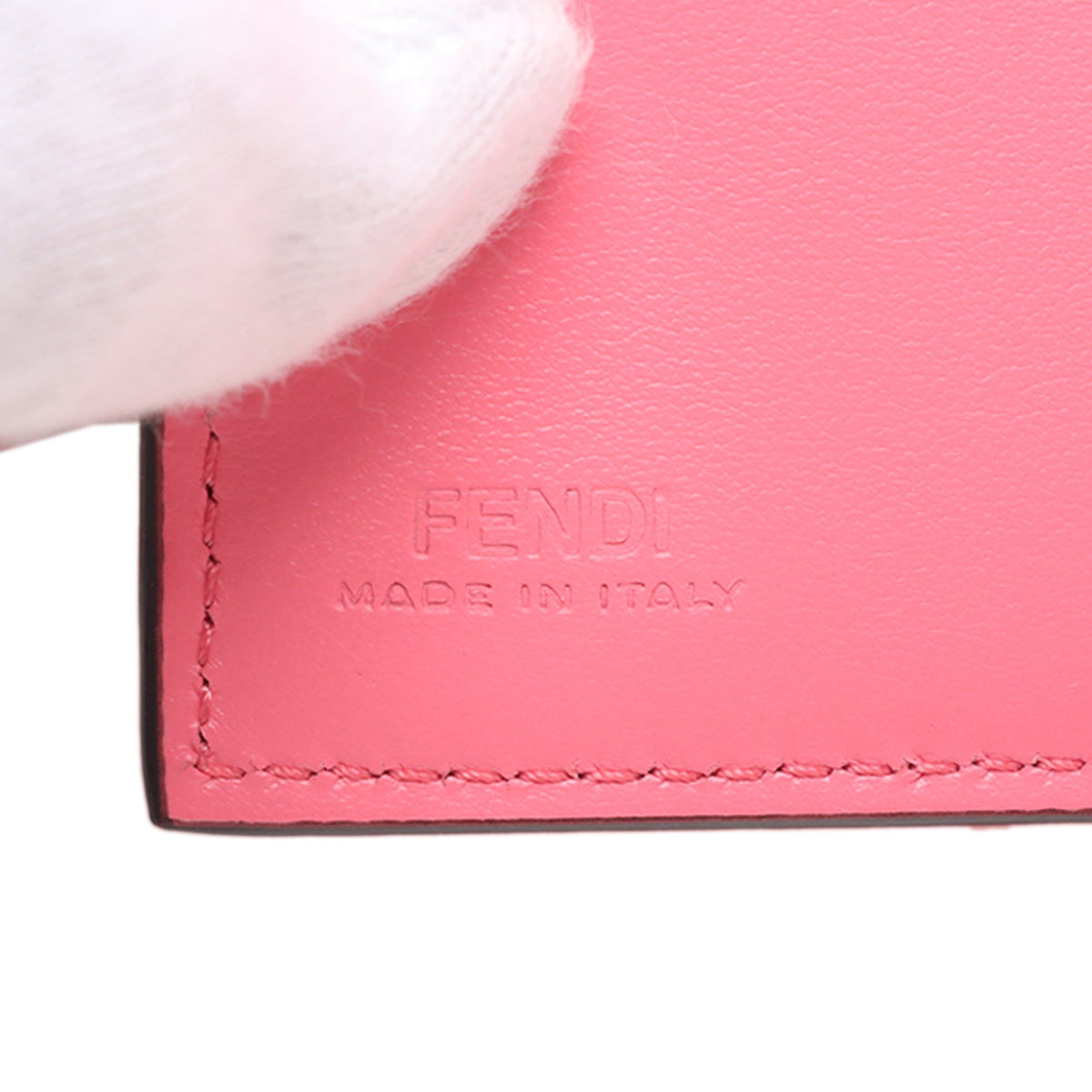 Fendi Micro Leather FF Wallet on Strap