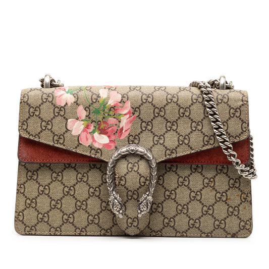 Gucci Small GG Supreme Blooms Dionysus Shoulder Bag