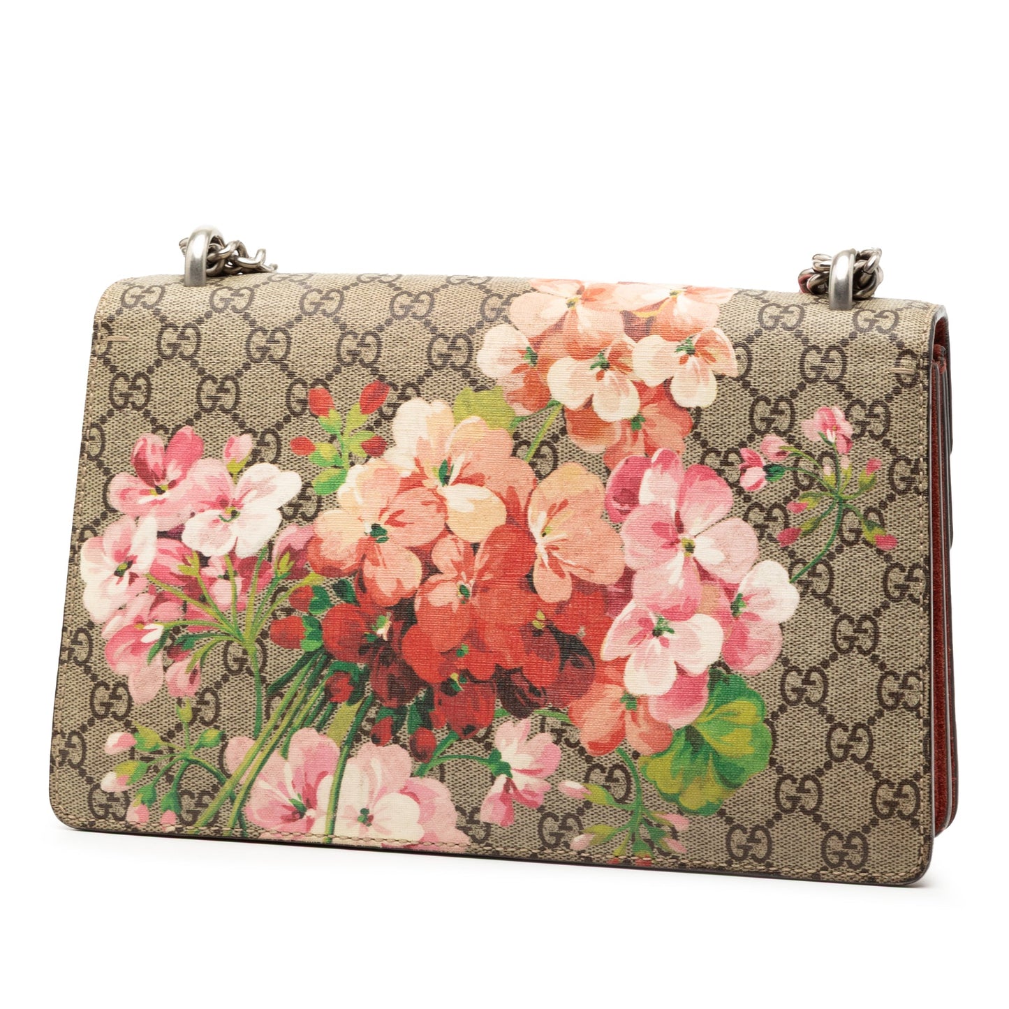 Gucci Small GG Supreme Blooms Dionysus Shoulder Bag