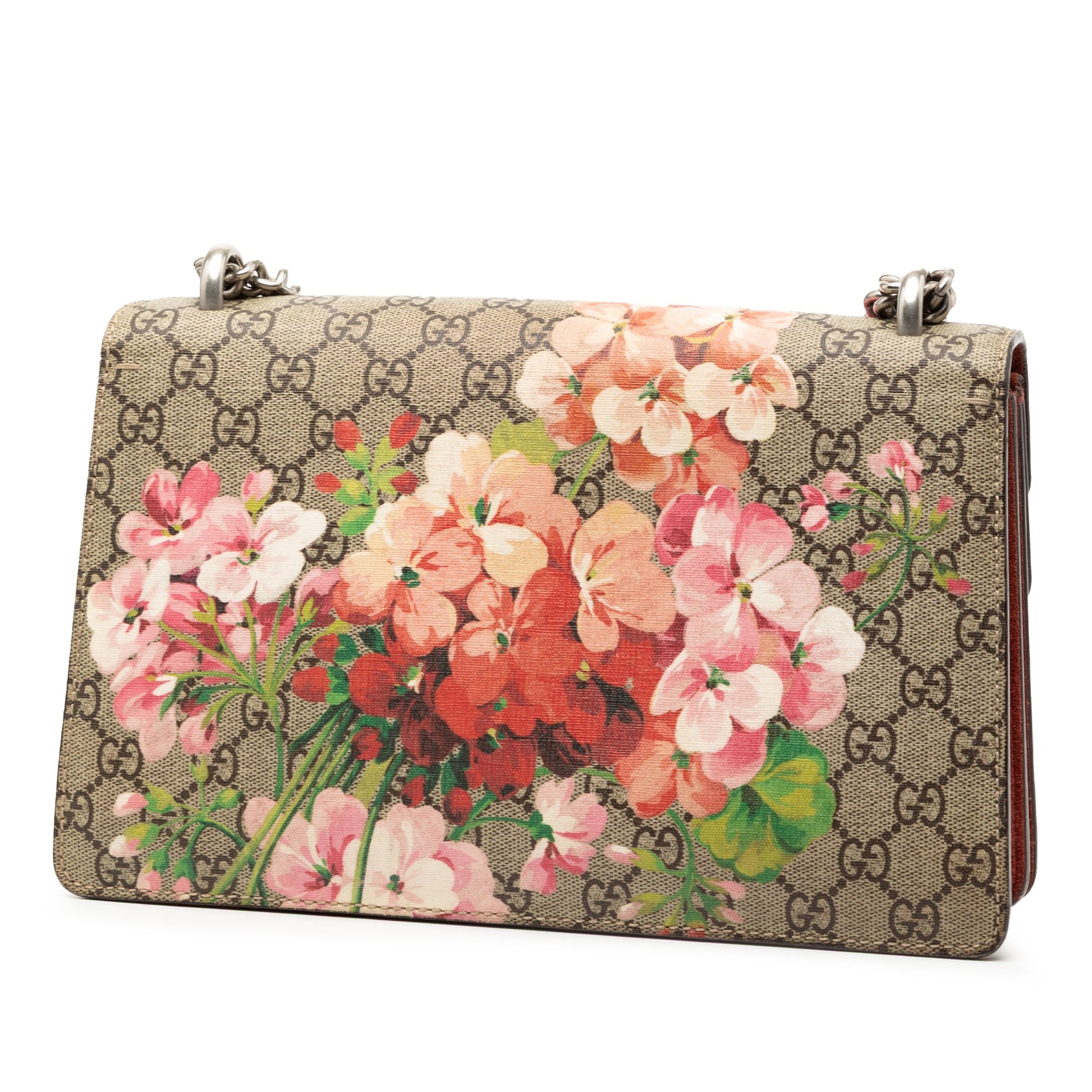 Gucci Small GG Supreme Blooms Dionysus Shoulder Bag