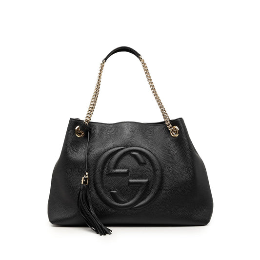 Gucci Medium Calfskin Soho Chain Tote