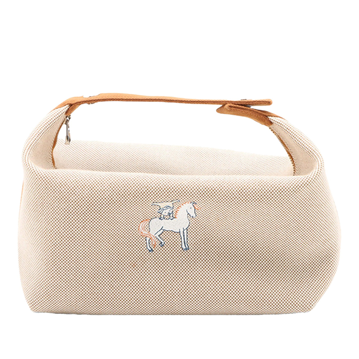 Hermès Large Toile Bride A Brac Cabriole Case