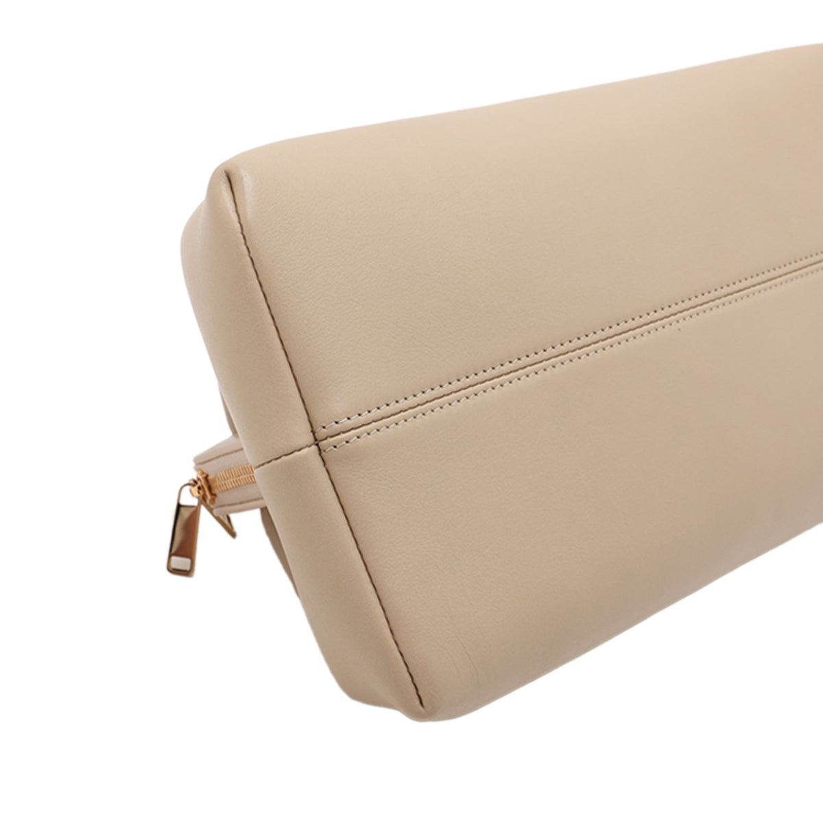 Celine Small Leather Doctor Pouch — Beige